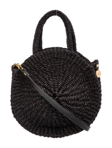 Straw Top Handle Bag