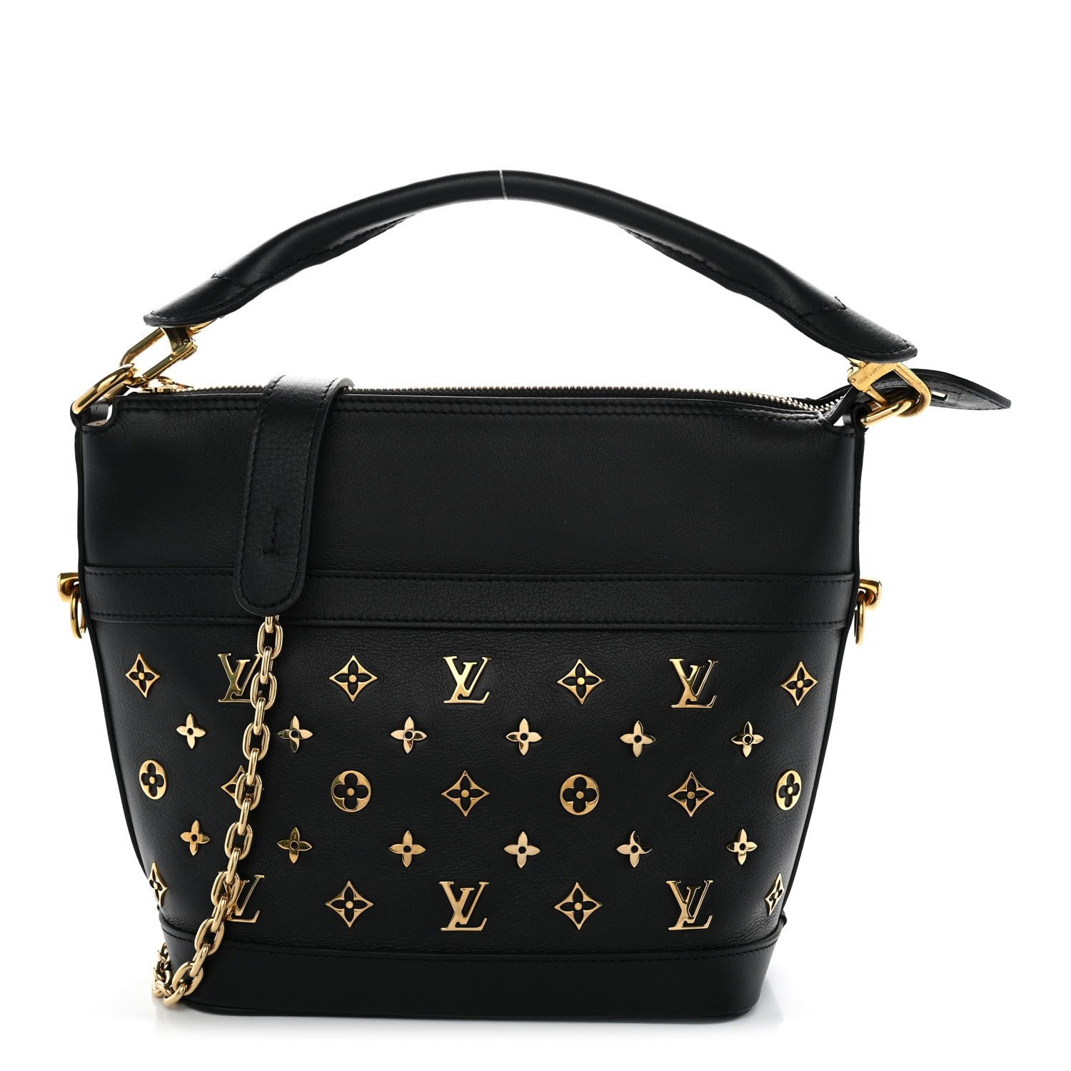 Louis Vuitton Calfskin Monogram Cruiser PM Black