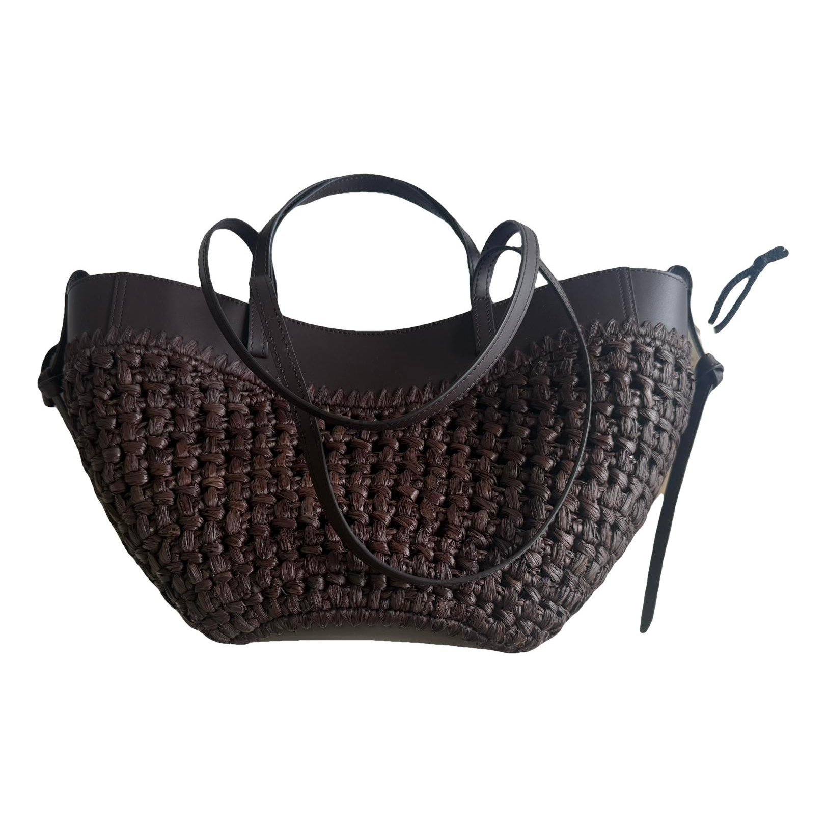 Leather tote