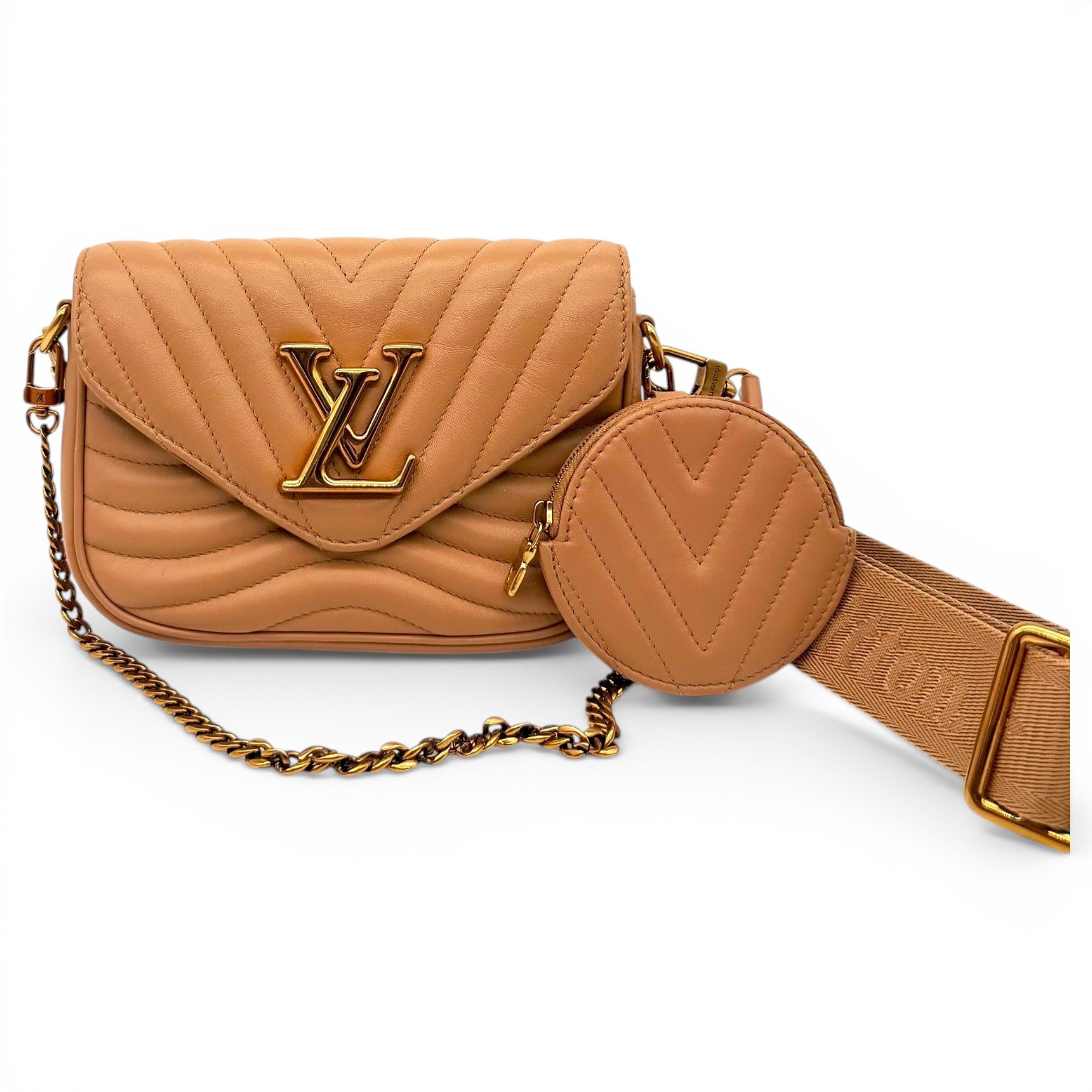 Multi-Pochette New Wave leather crossbody bag