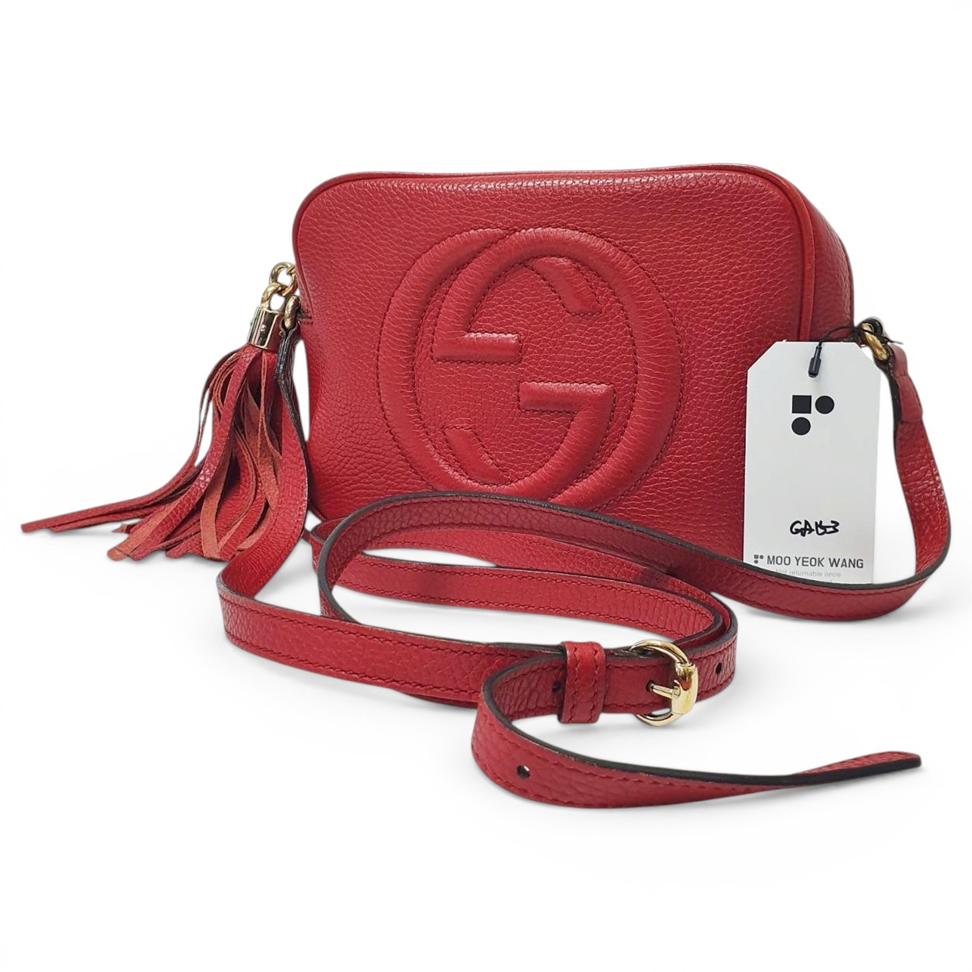 Leather handbag