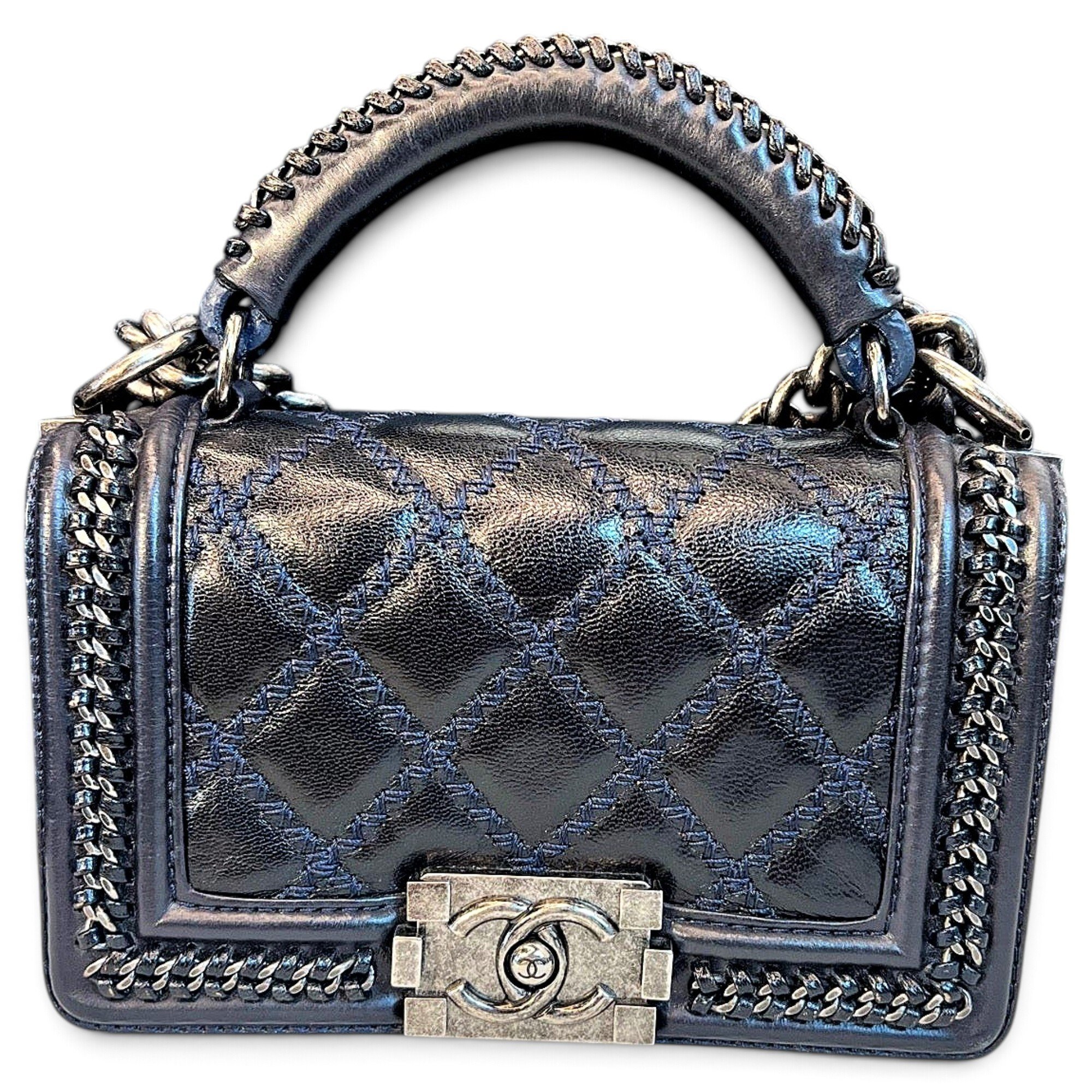 Boy leather crossbody bag