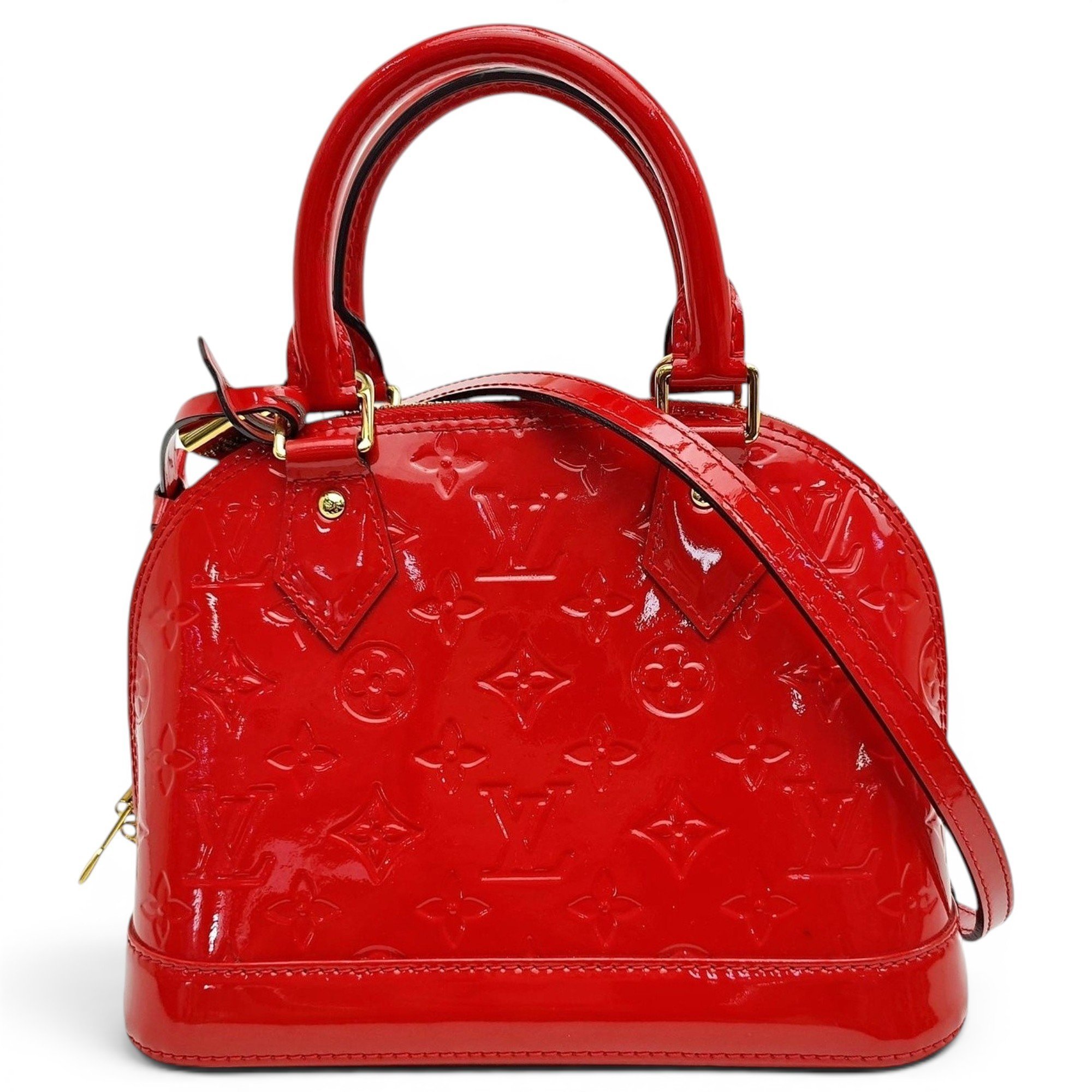 Alma patent leather handbag