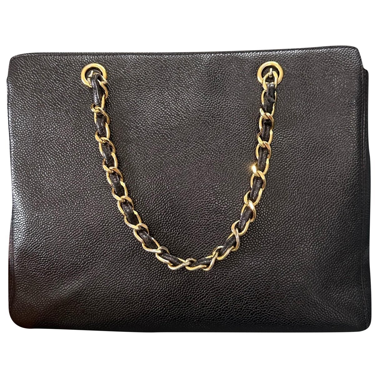 Grand shopping leather tote