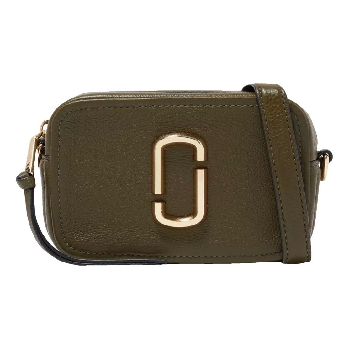 Snapshot leather crossbody bag