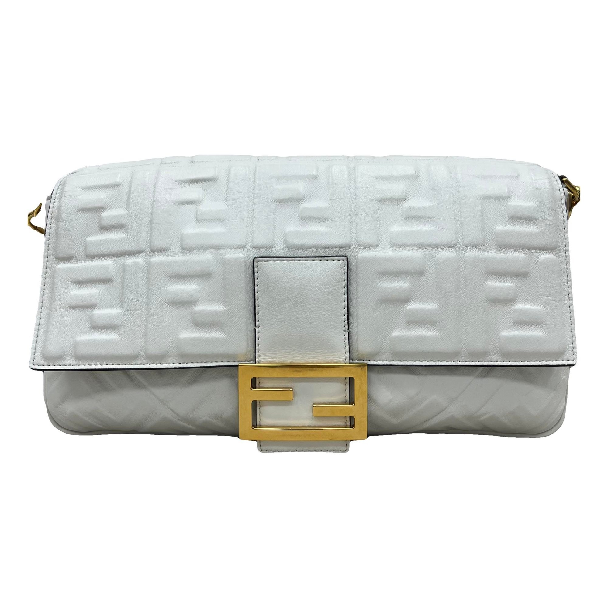 Baguette leather handbag