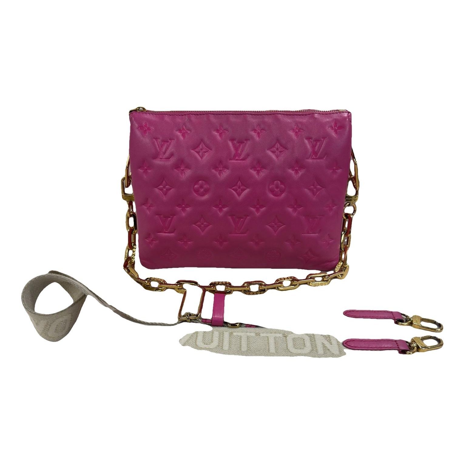 Coussin leather handbag