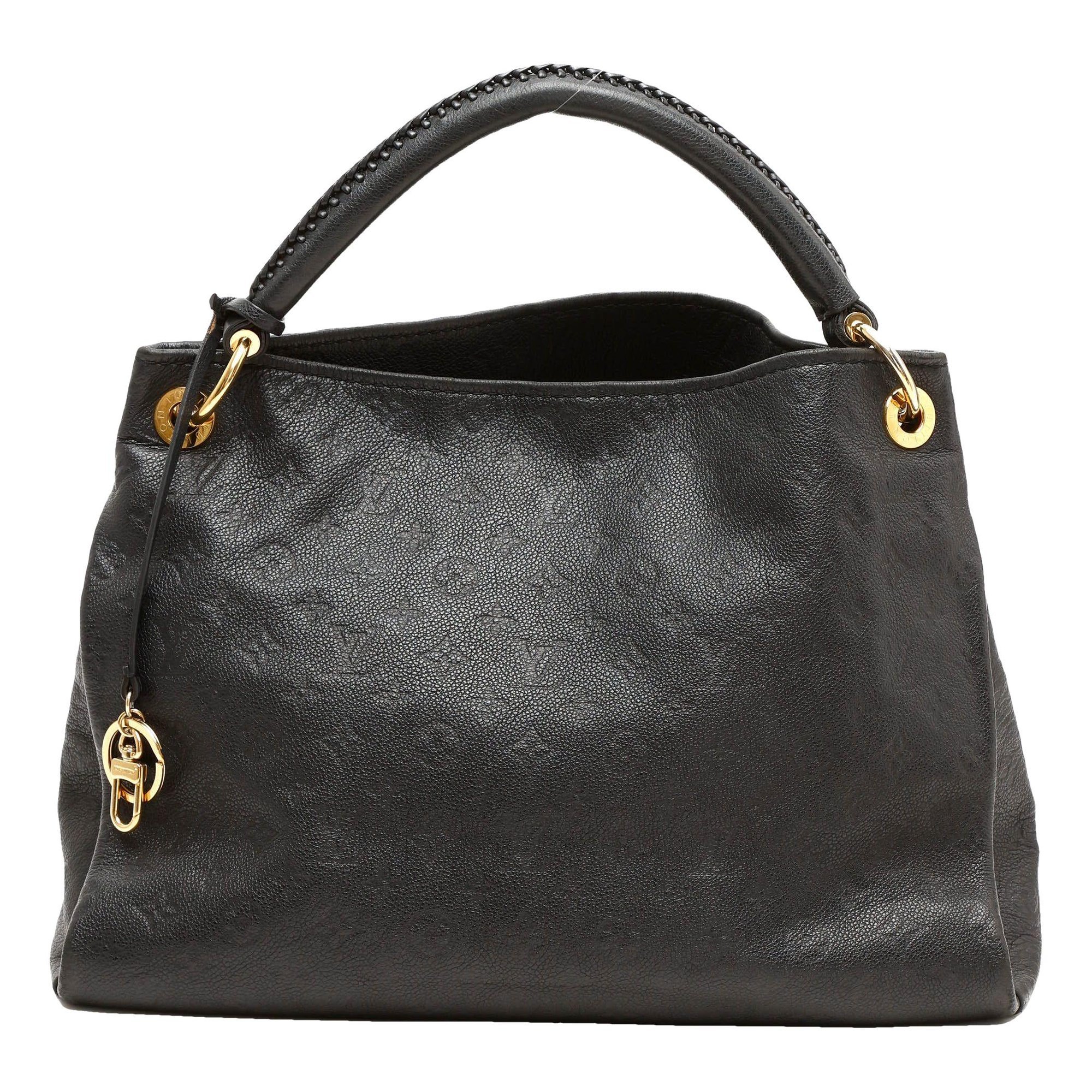 Artsy leather handbag