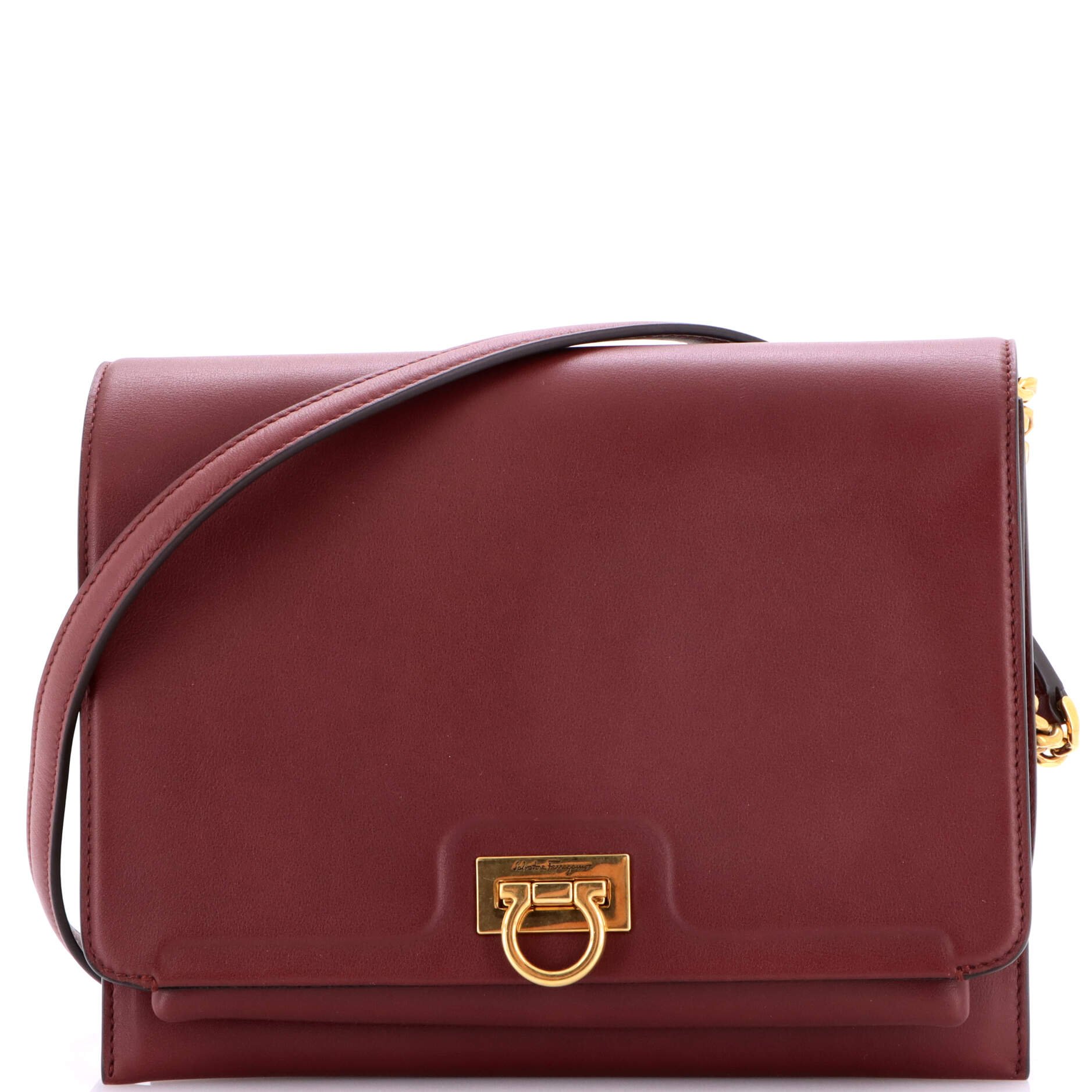 Trifolio Flap Bag Leather Medium