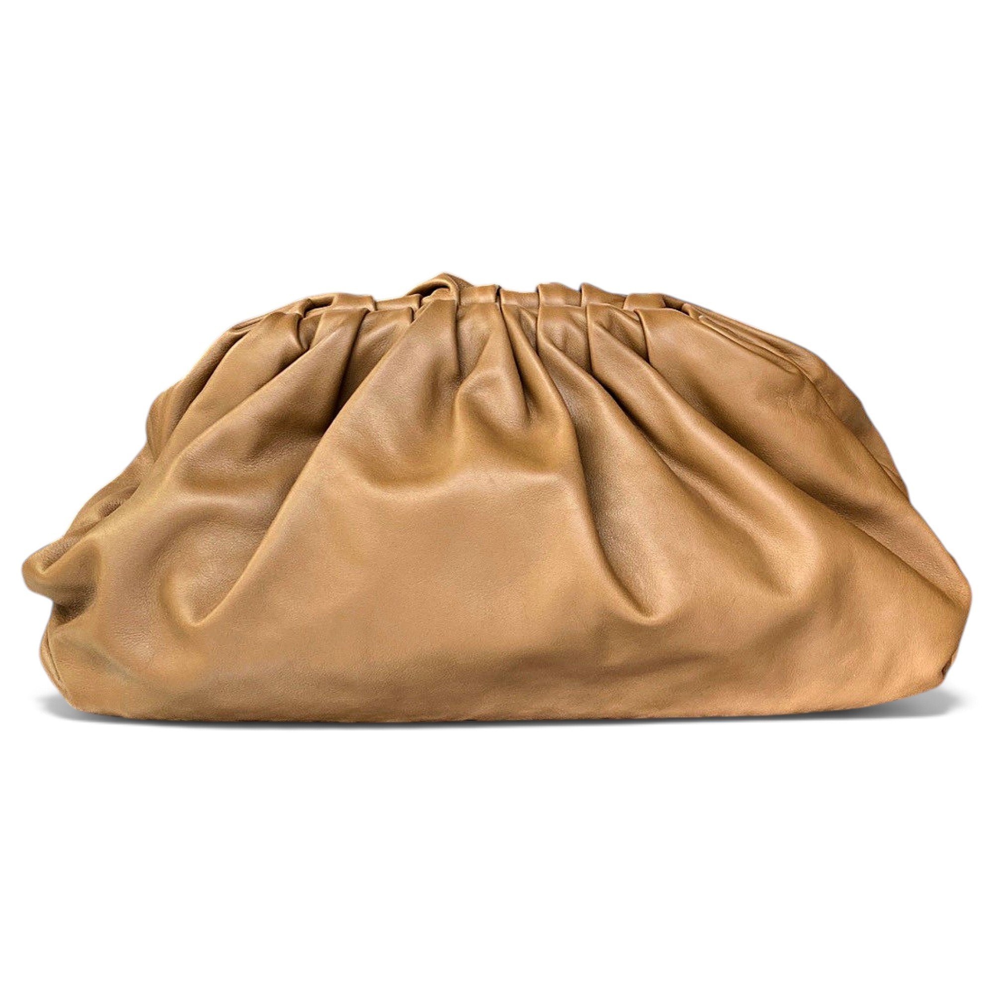 Pouch leather handbag