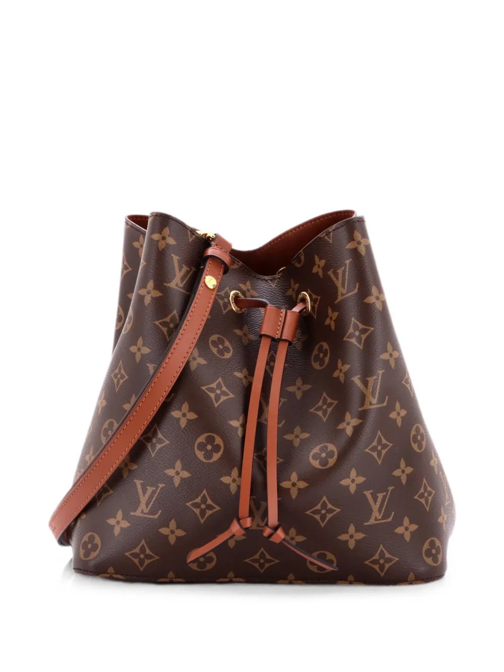 NeoNoe Handbag Monogram Canvas with Leather MM bucket bag