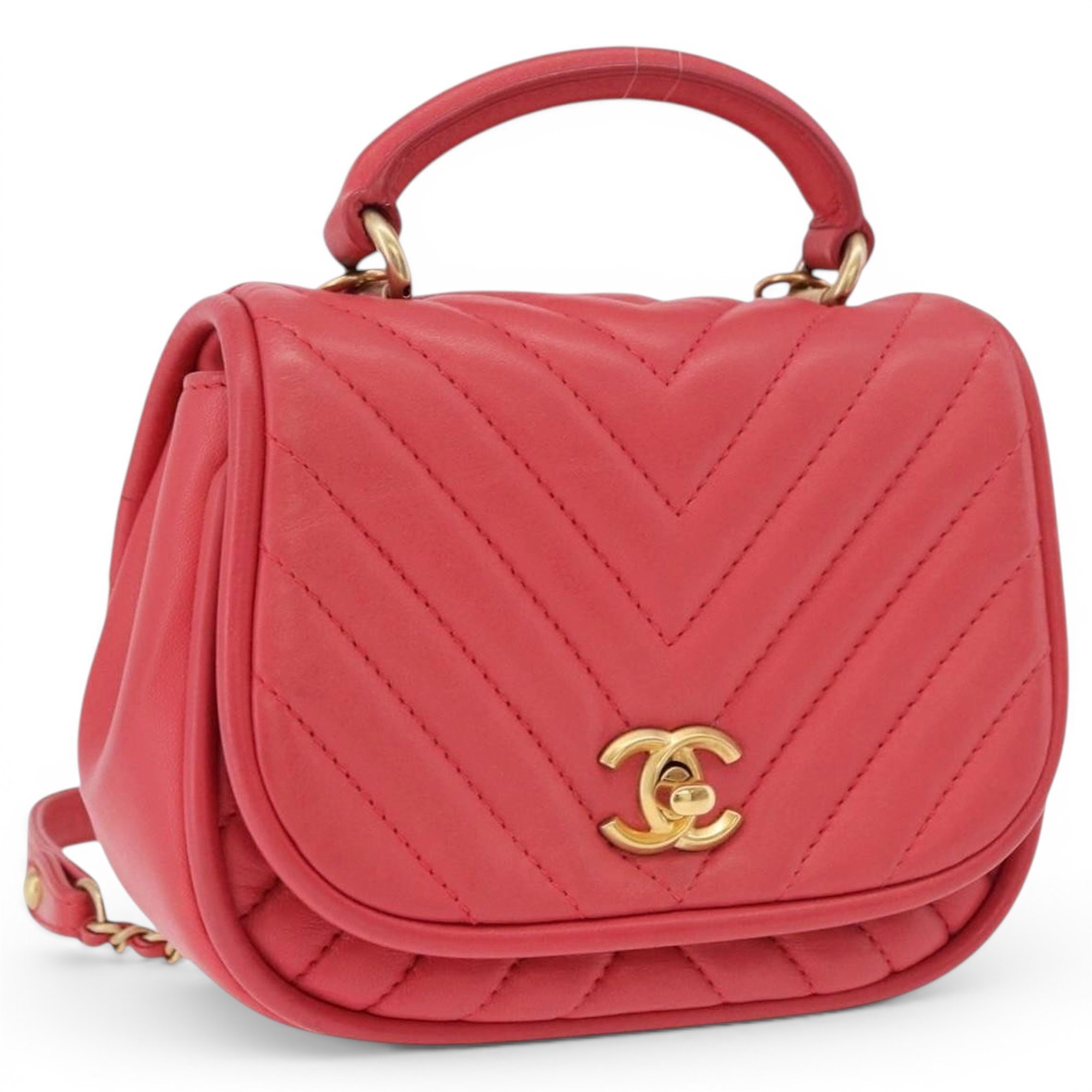 Leather handbag