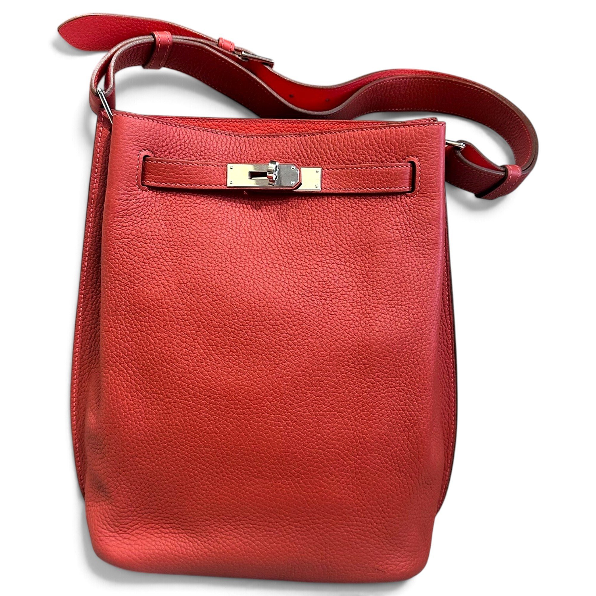 So Kelly leather handbag
