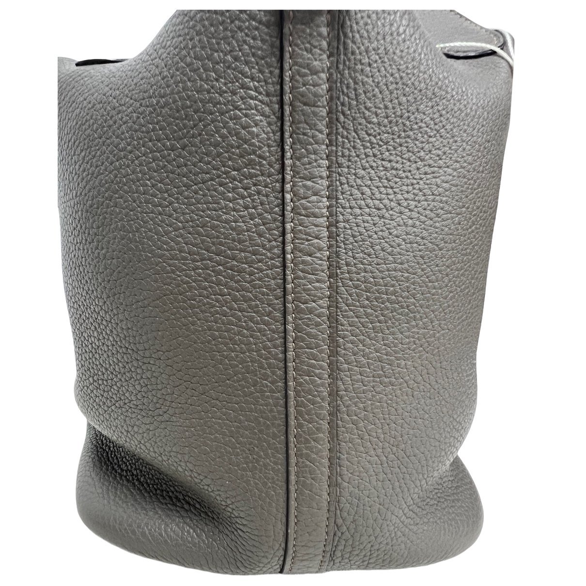 Picotin leather tote