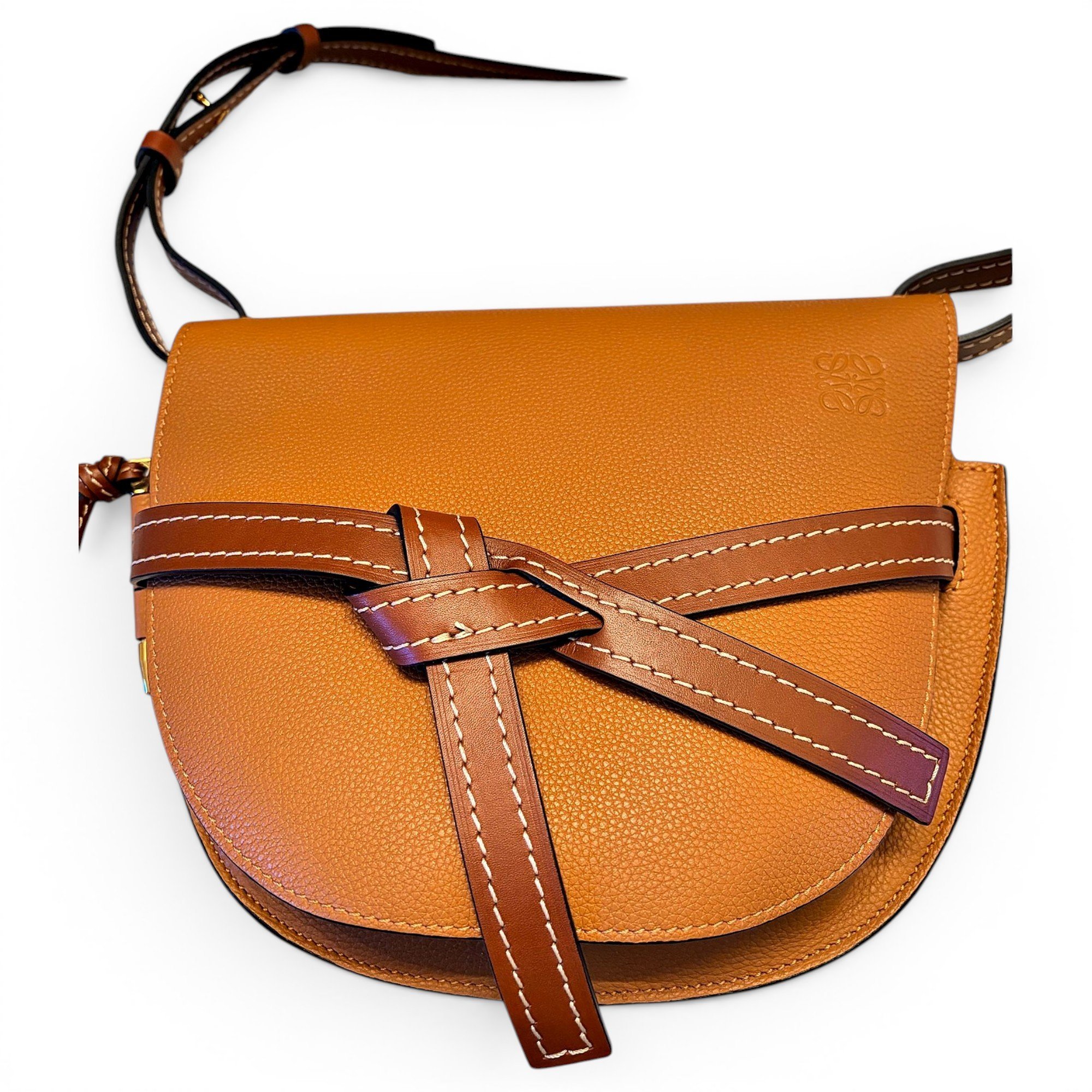 Gate leather crossbody bag