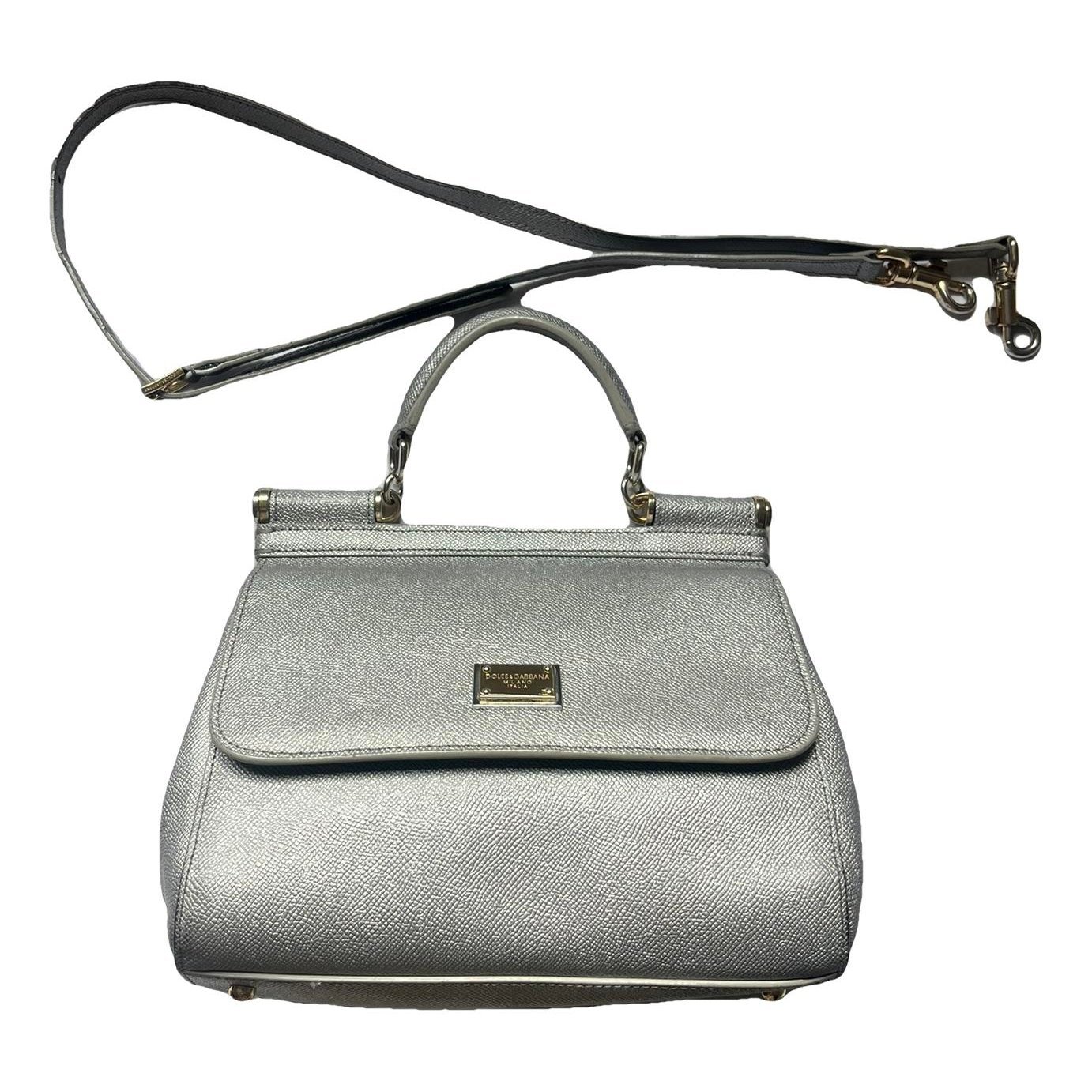 Dolce & Gabbana Sicily leather handbag
