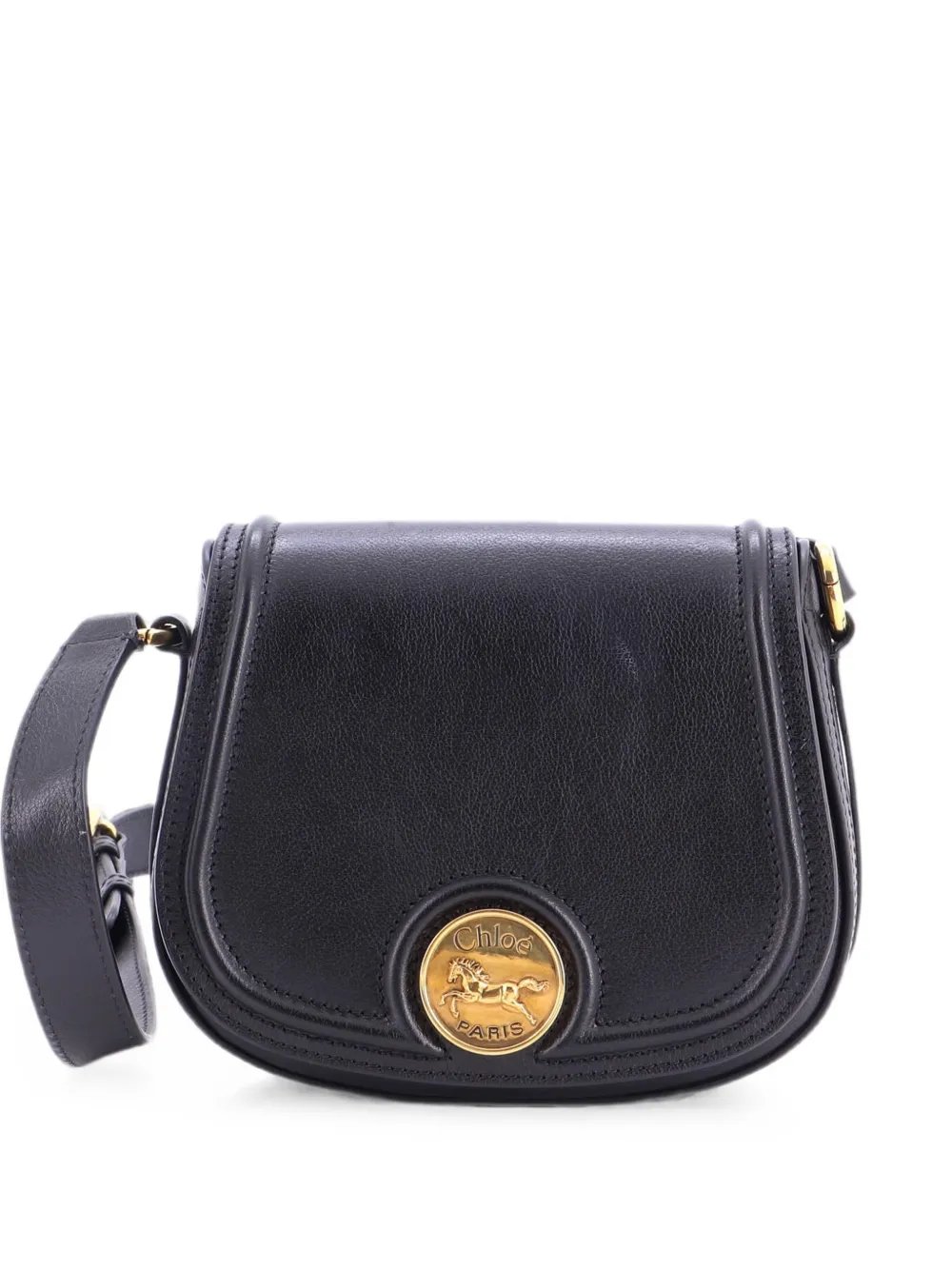 Horse Medal Saddle Bag Leather shoulder bag
