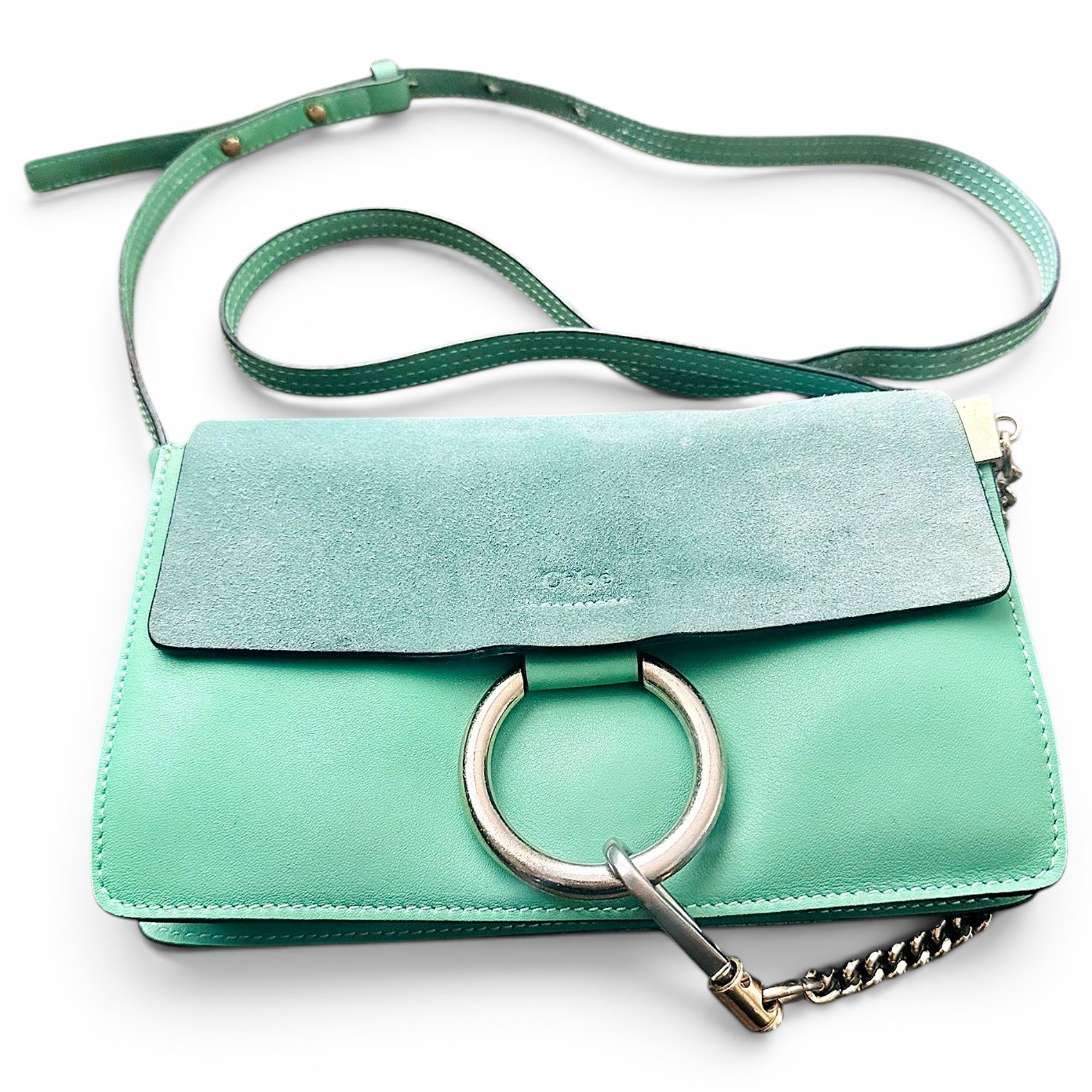 Faye leather crossbody bag