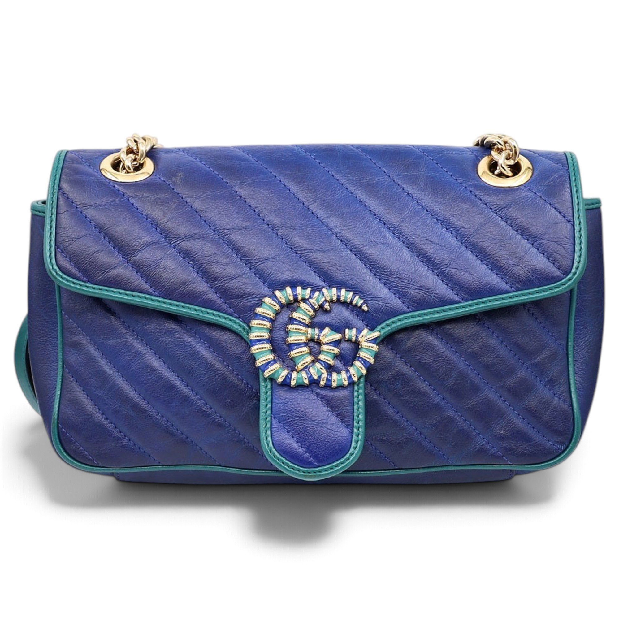 GG Marmont Flap leather handbag