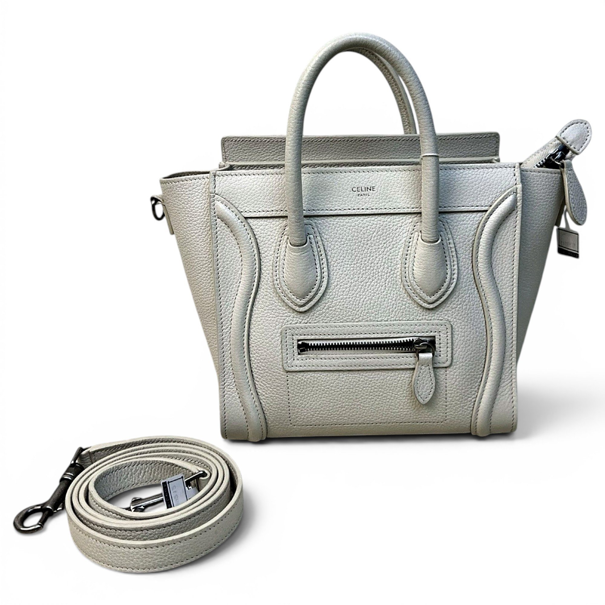 Nano Luggage leather handbag