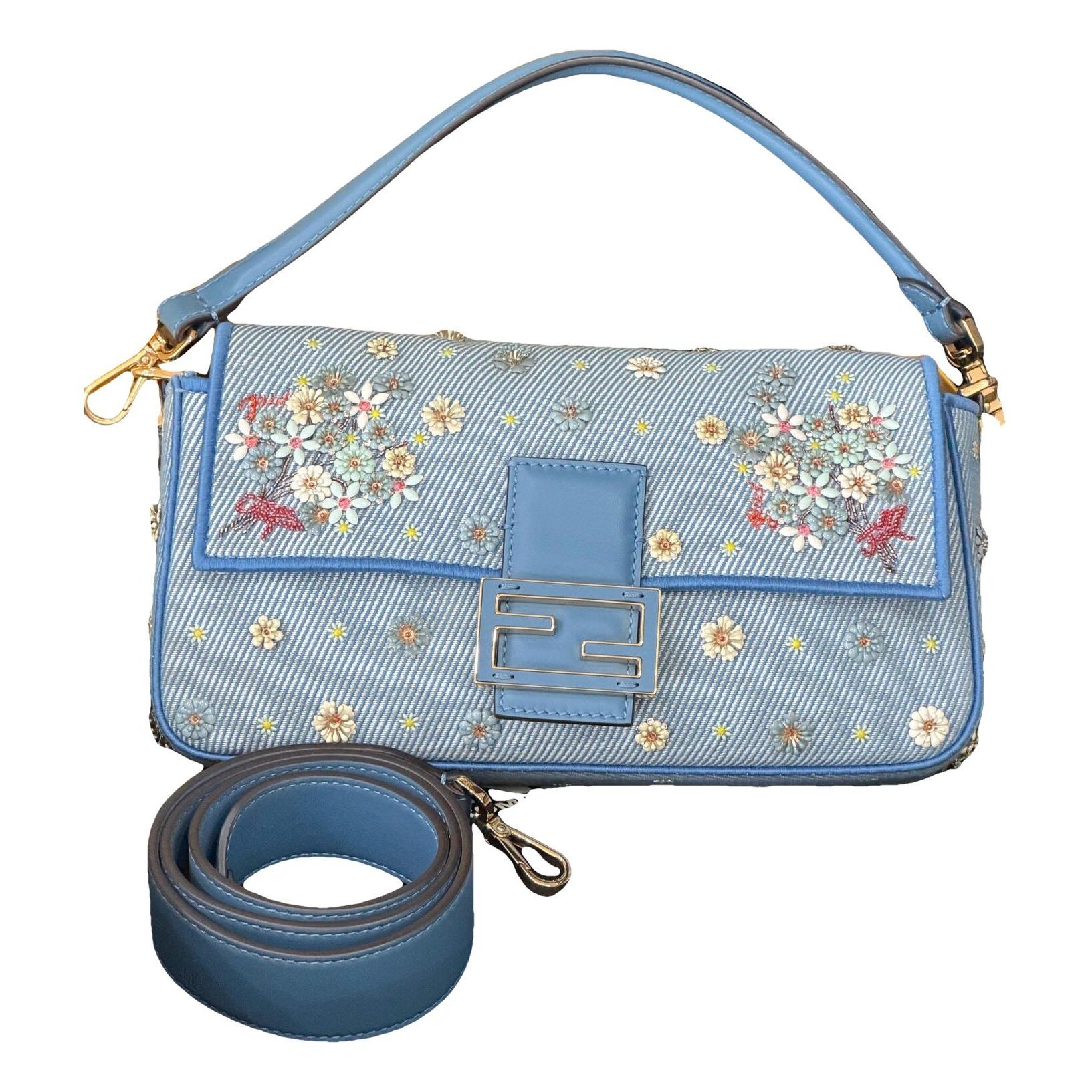 Baguette cloth handbag