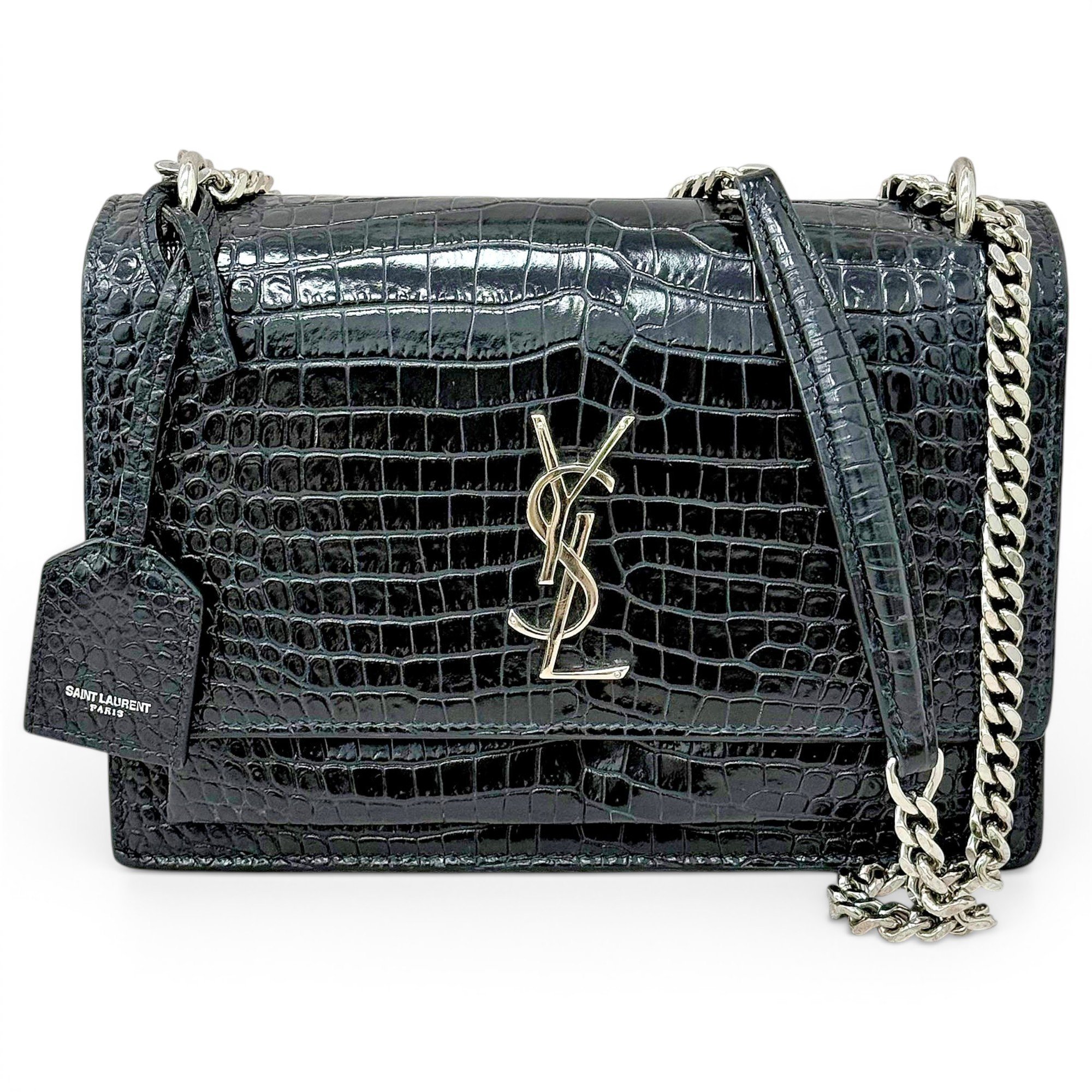 Sunset leather handbag