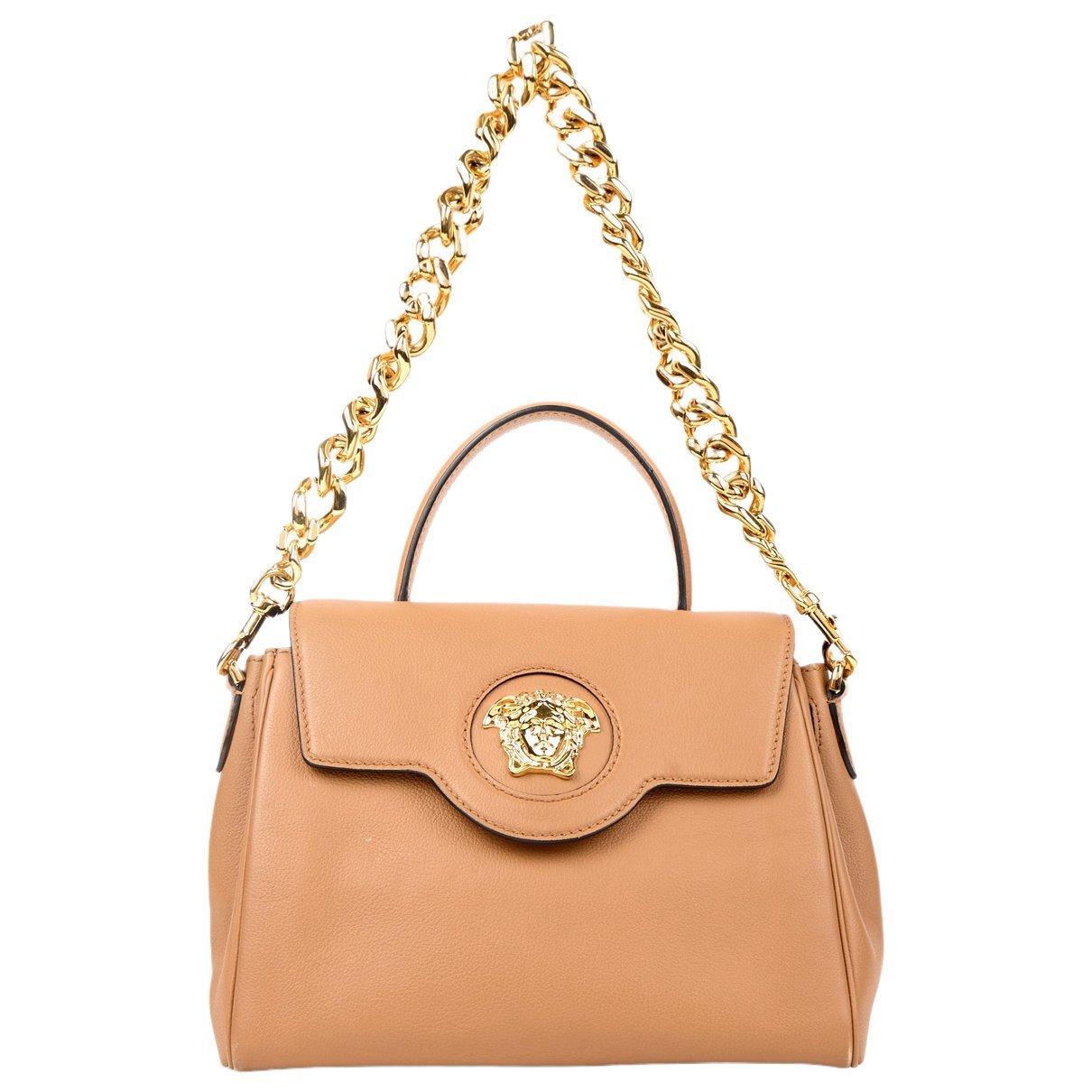 La Medusa leather handbag