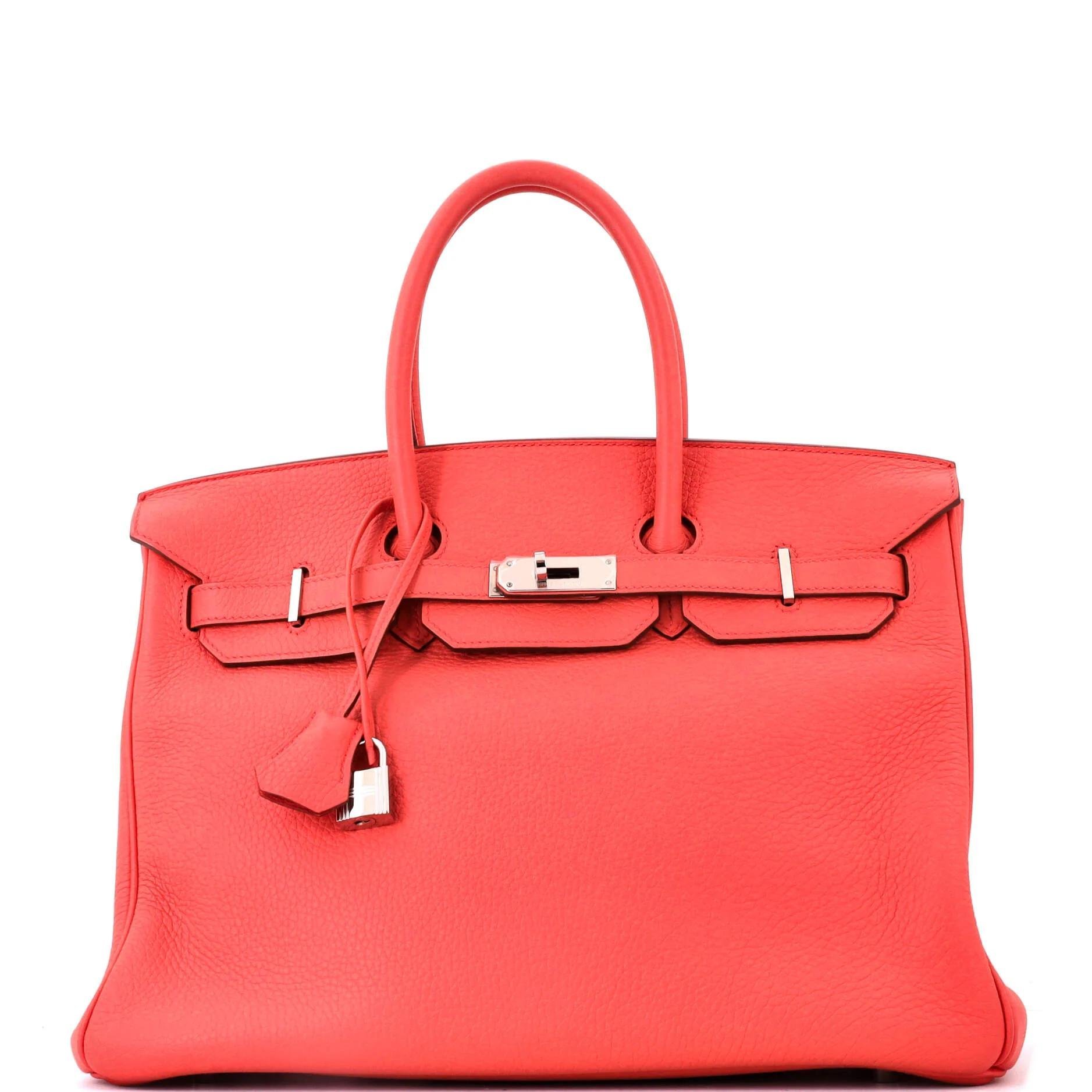 Birkin 35 leather tote