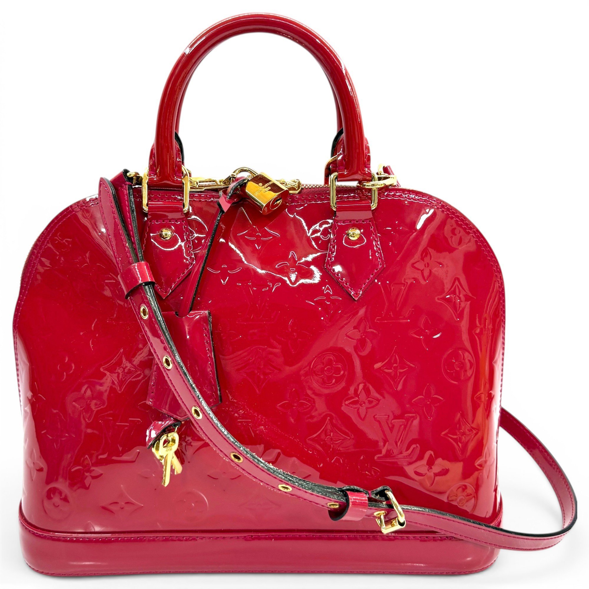 Alma patent leather handbag