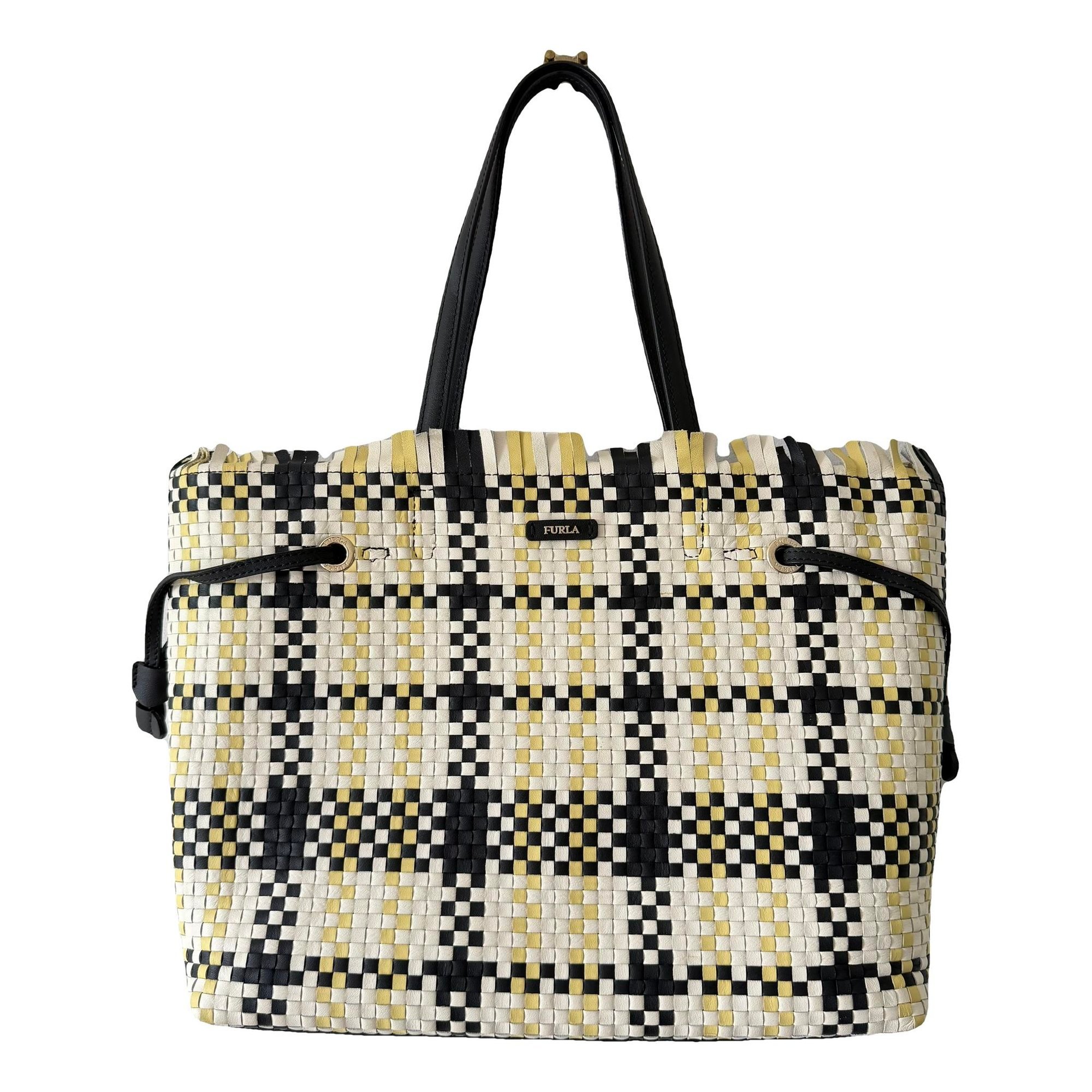 Leather tote