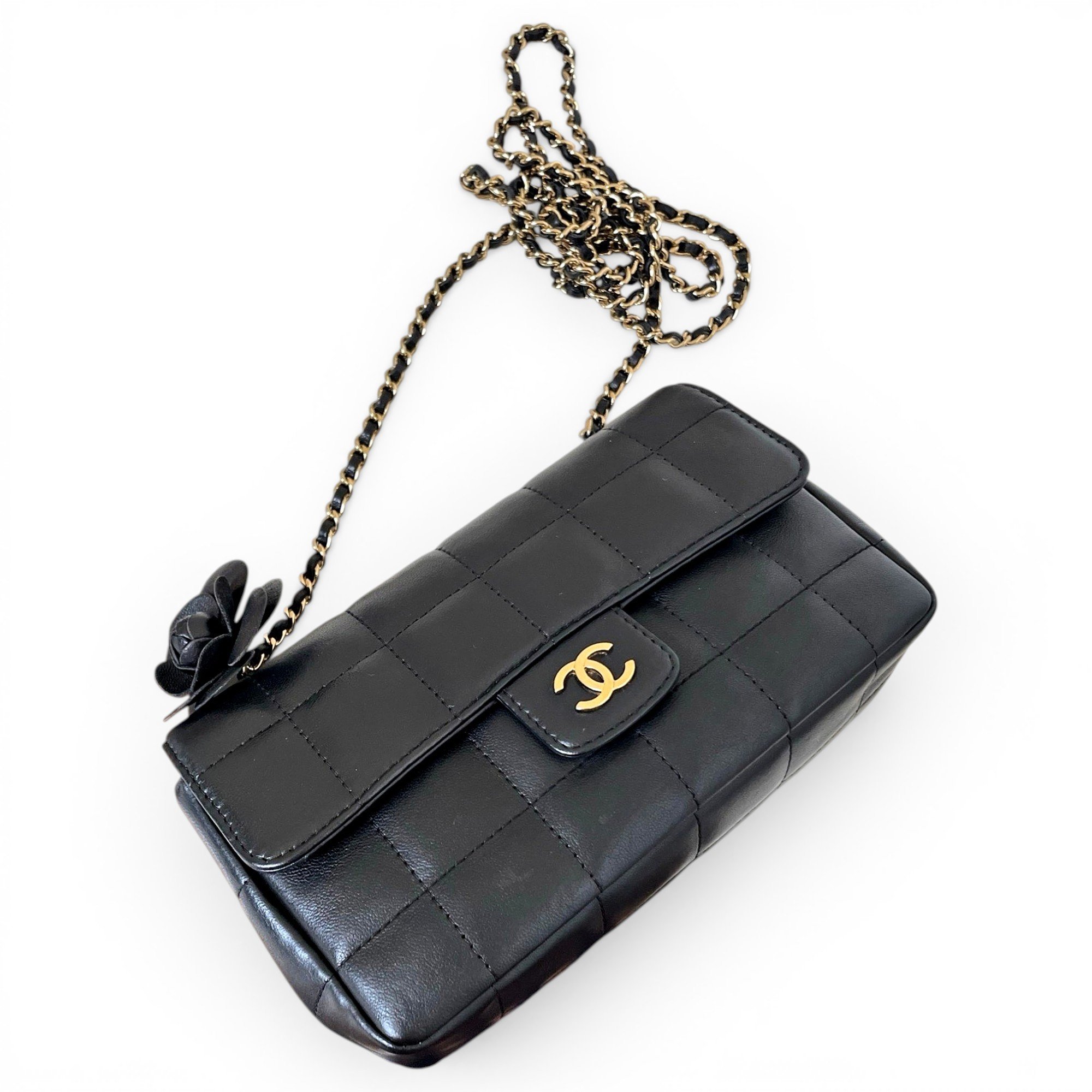 East West Chocolate Bar leather handbag