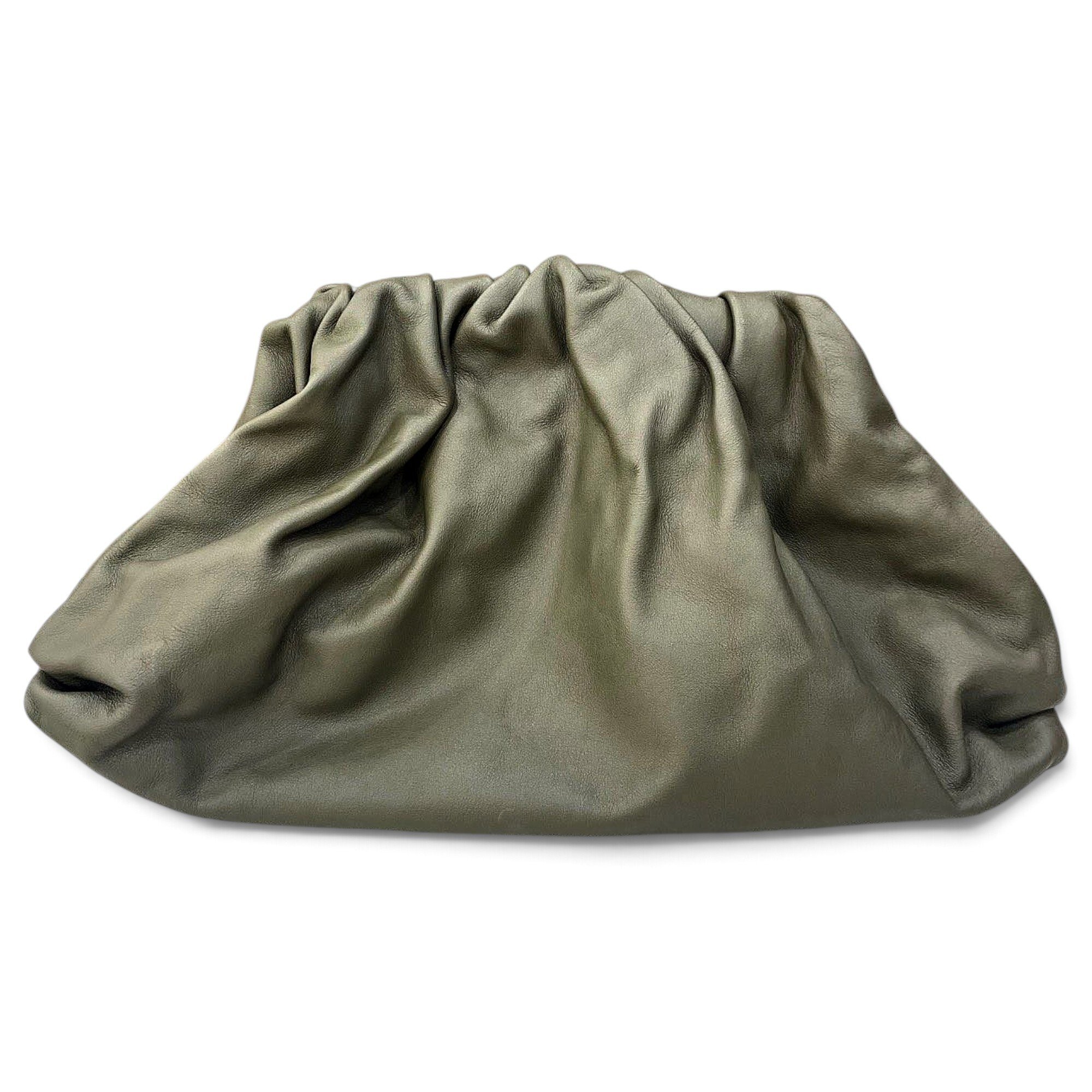 Pouch leather handbag
