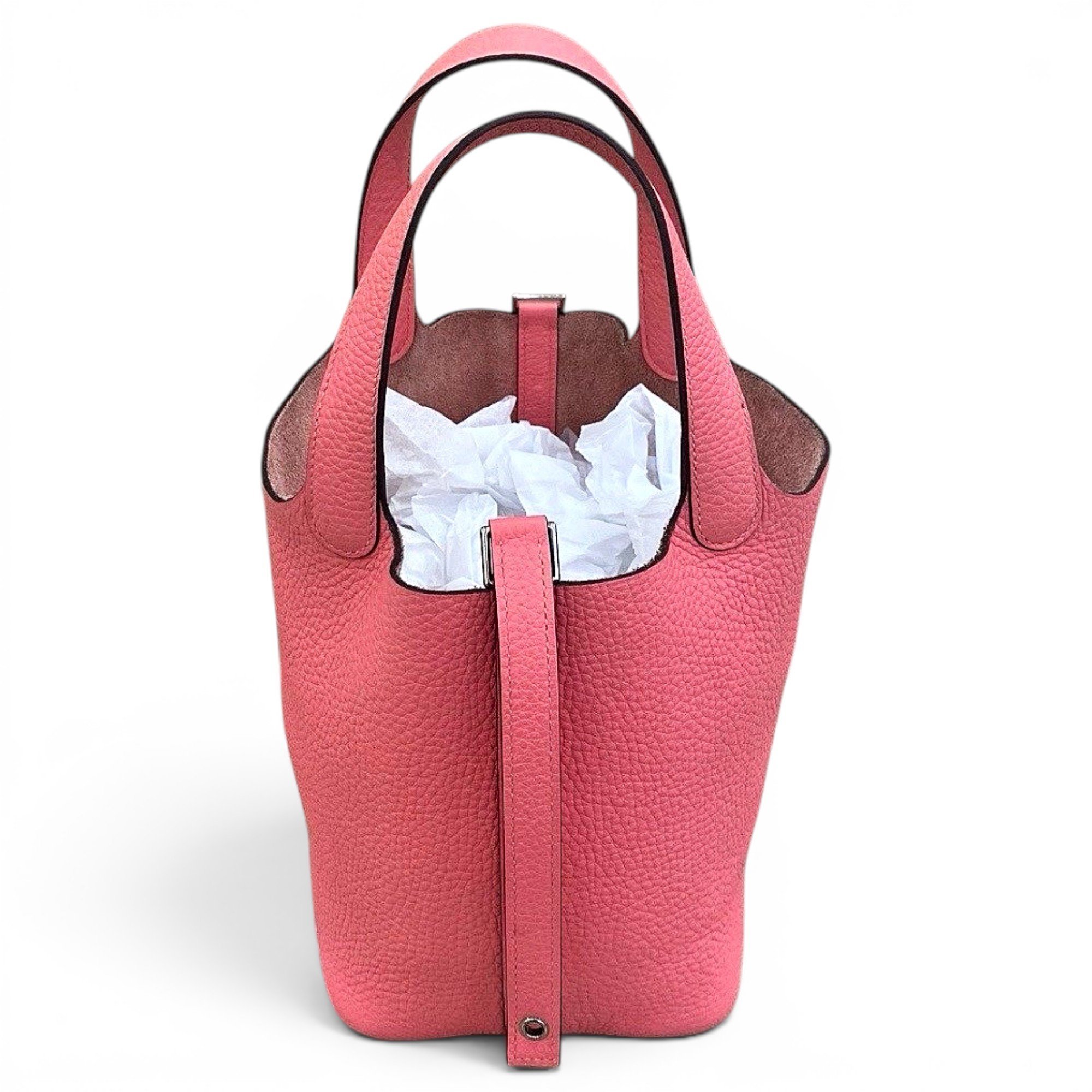 Picotin leather handbag