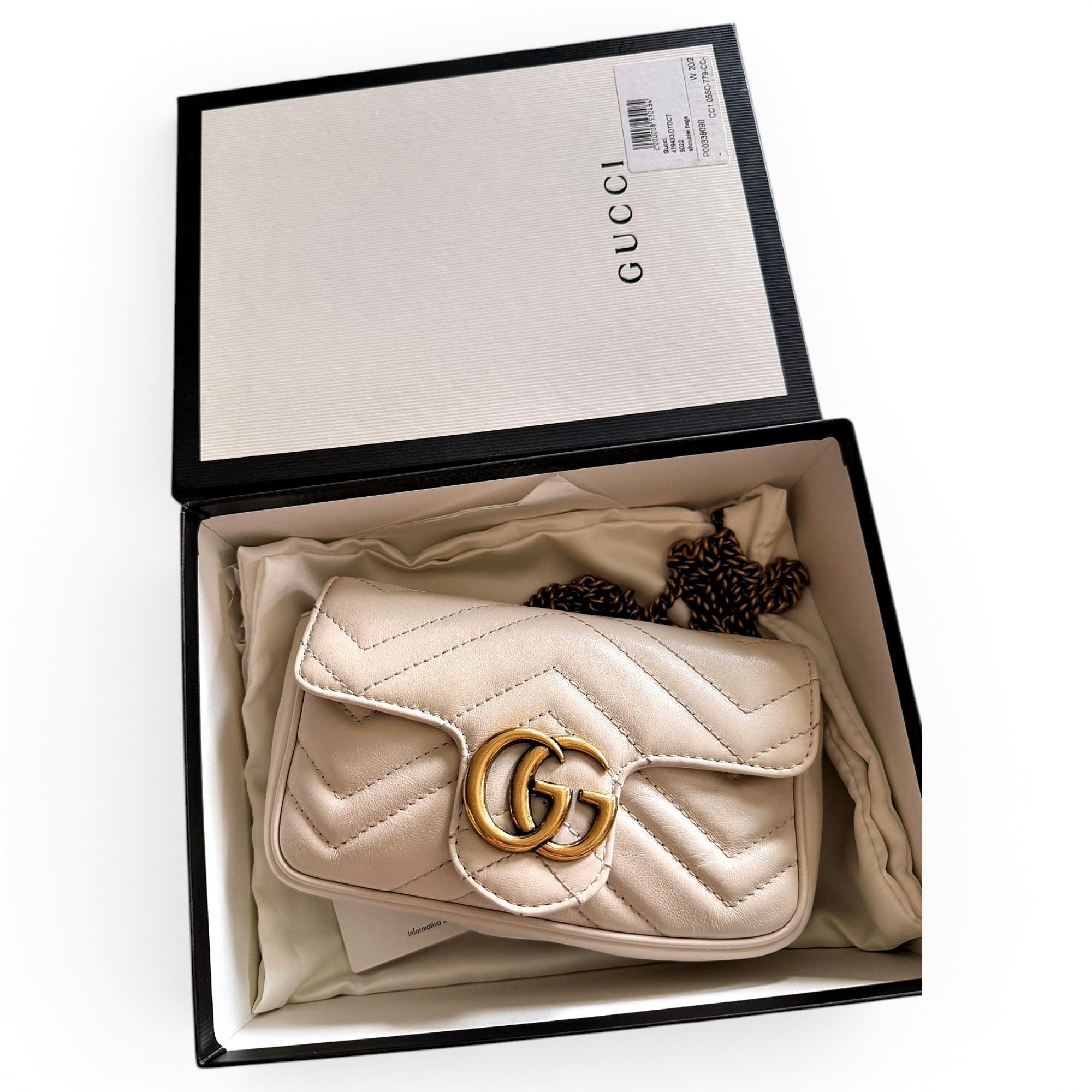 GG Marmont Flap leather crossbody bag