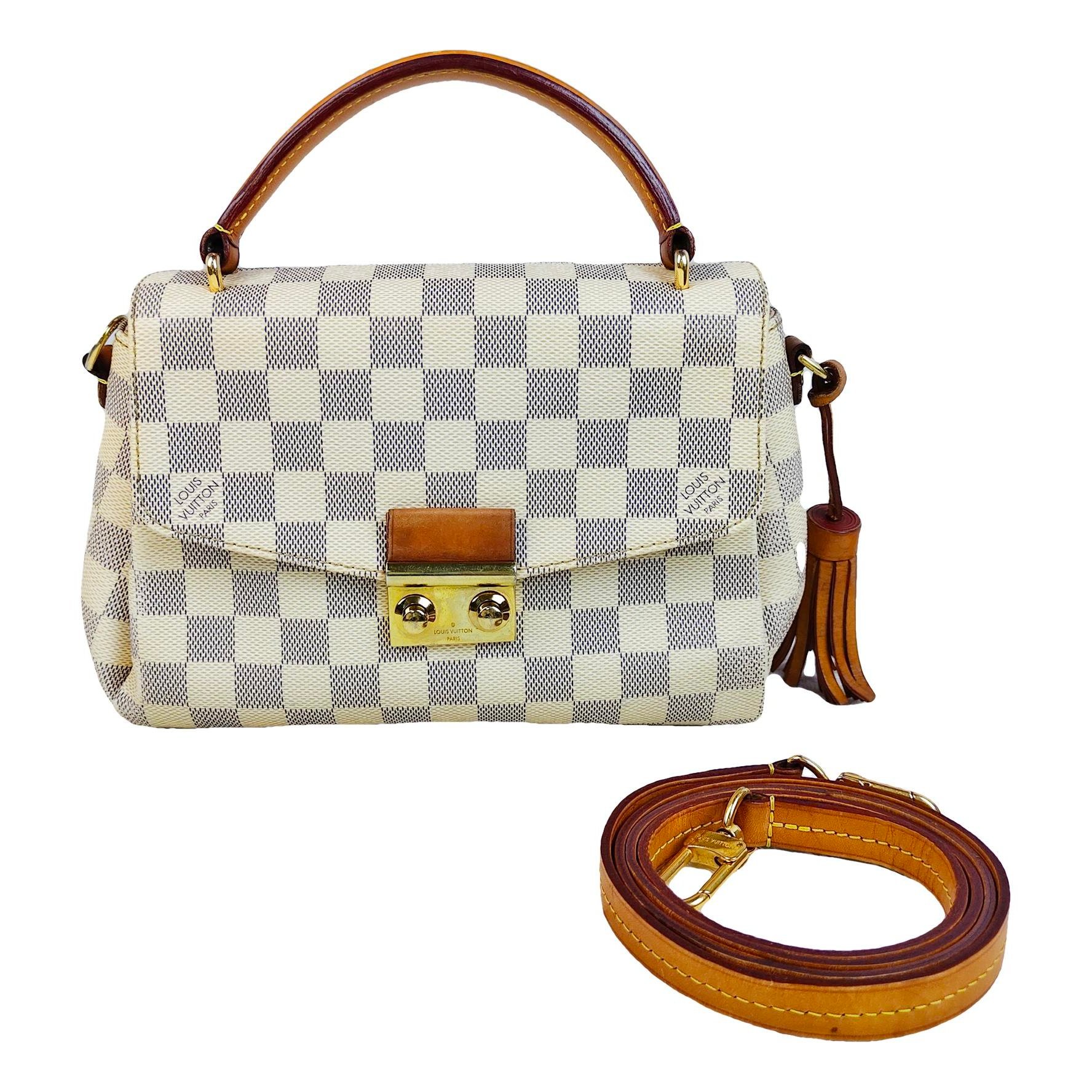 Croisette leather handbag