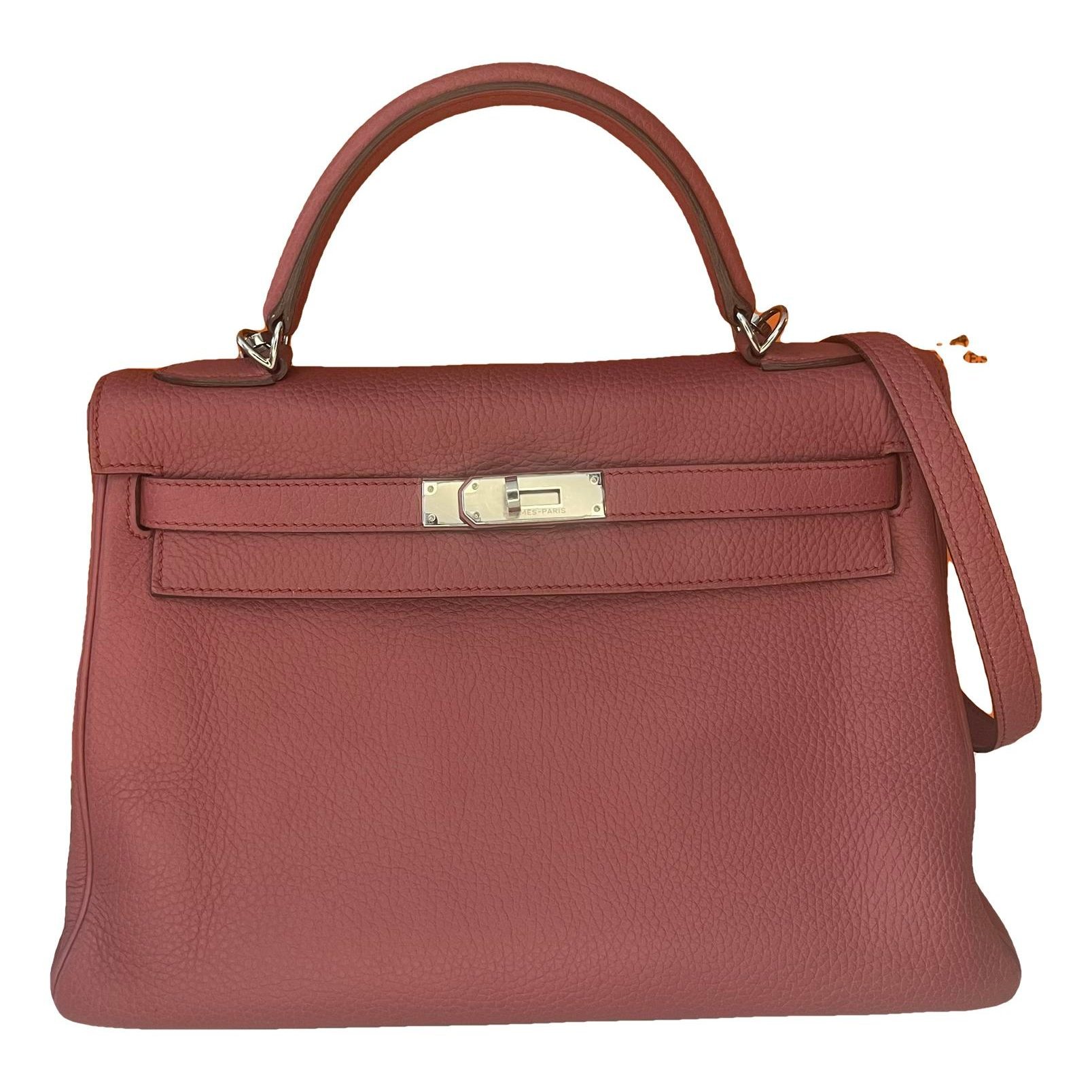 Kelly 32 leather handbag