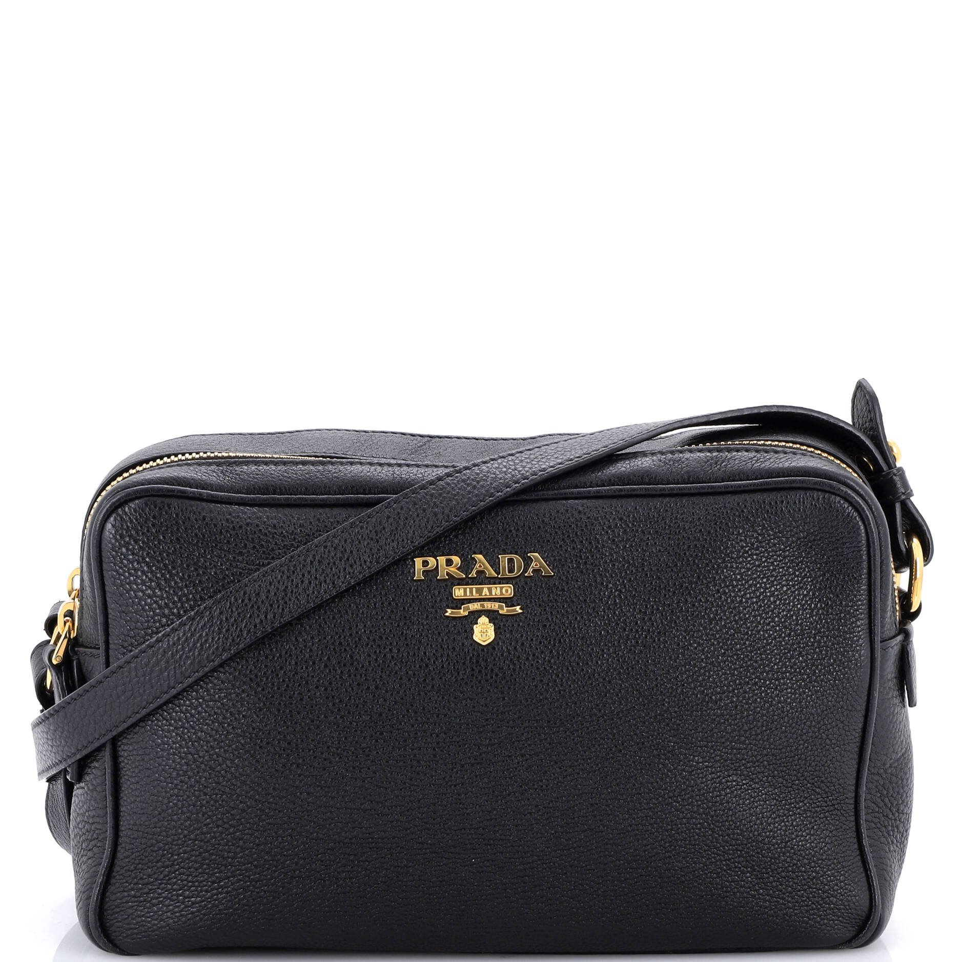 Double Zip Camera Bag Vitello Phenix Medium