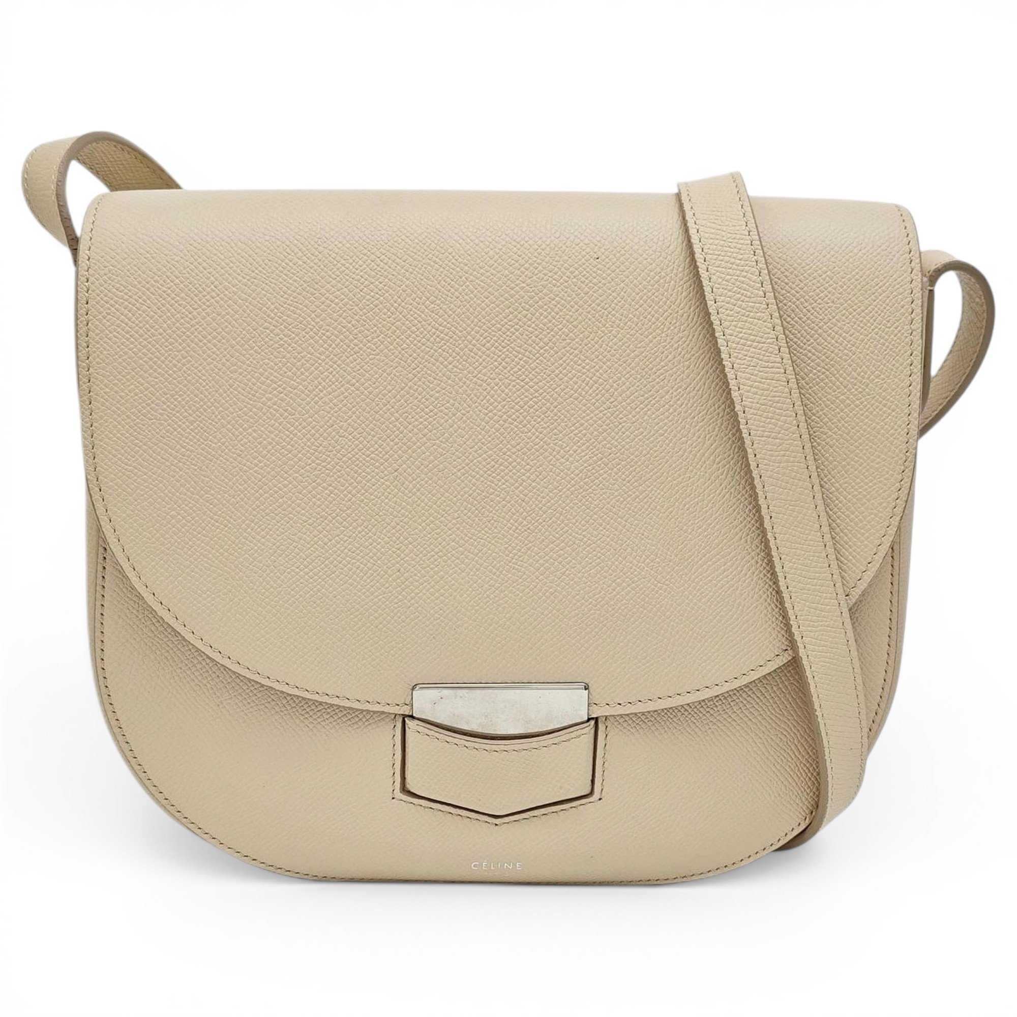 Trotteur leather crossbody bag