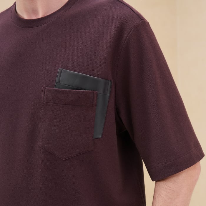 Grenat T-shirt With Pocket
