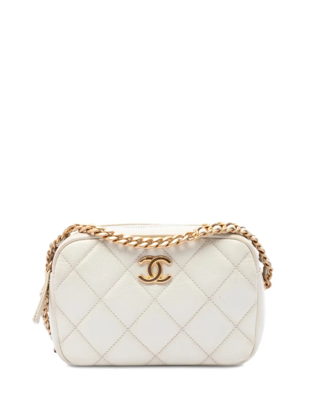 2021-2026 CC Quilted Caviar Melody Chain Camera Bag crossbody bag