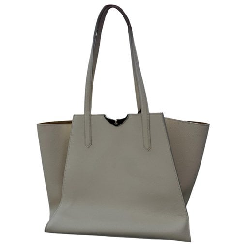 Leather tote