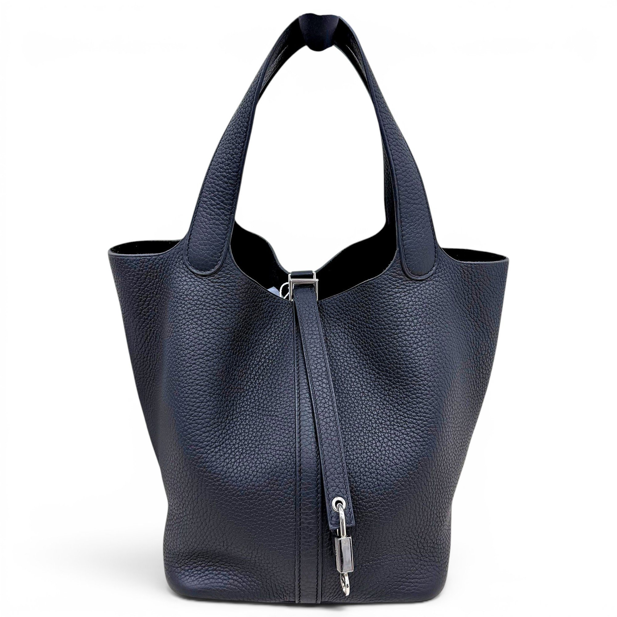Picotin leather handbag