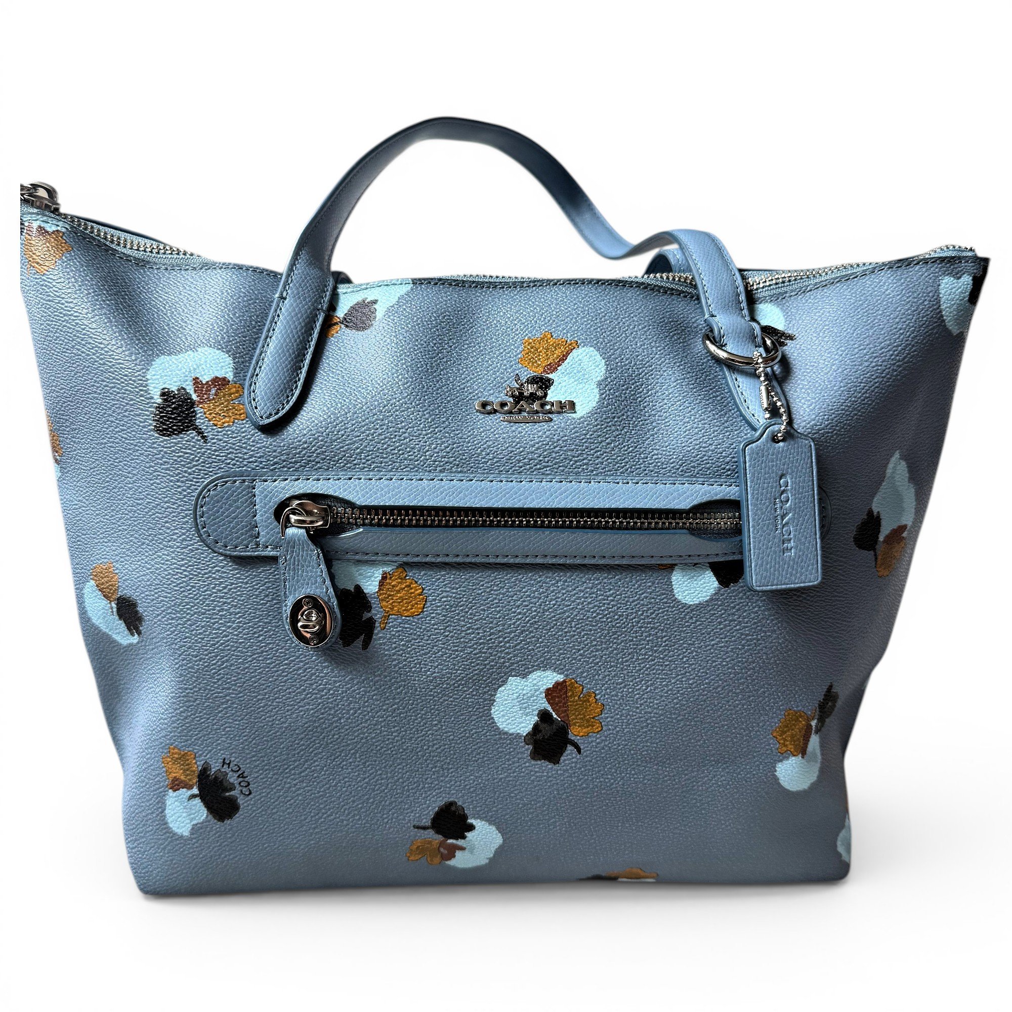 Leather tote