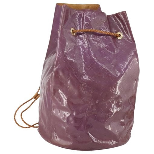 Patent leather handbag