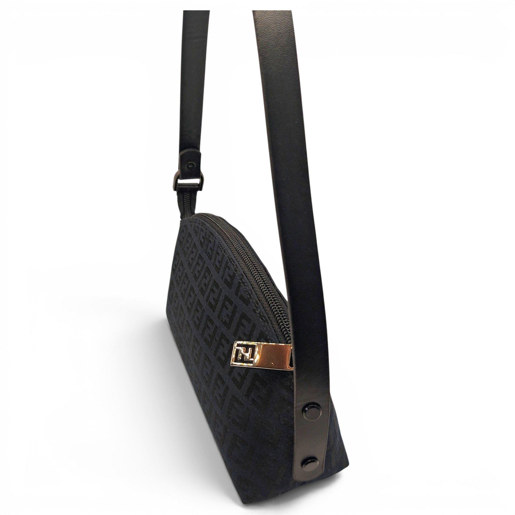 Baguette cloth clutch bag