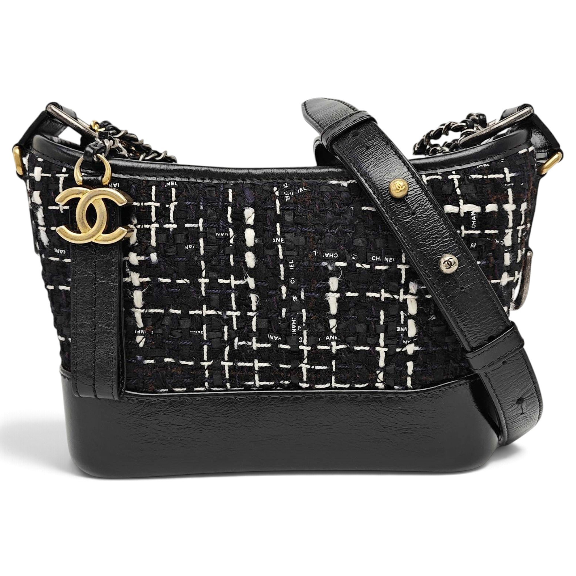 Gabrielle tweed crossbody bag