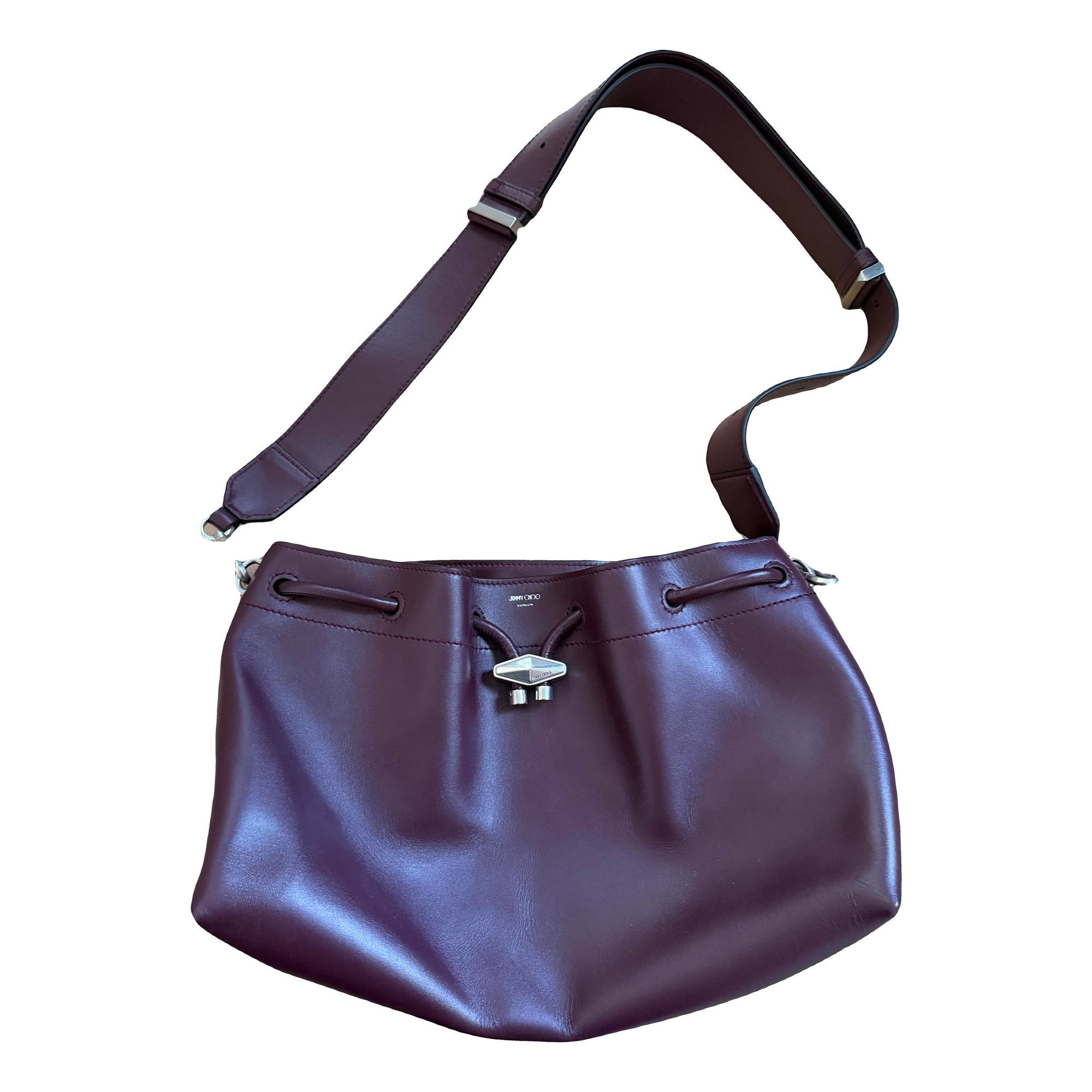 Cinch pony-style calfskin handbag