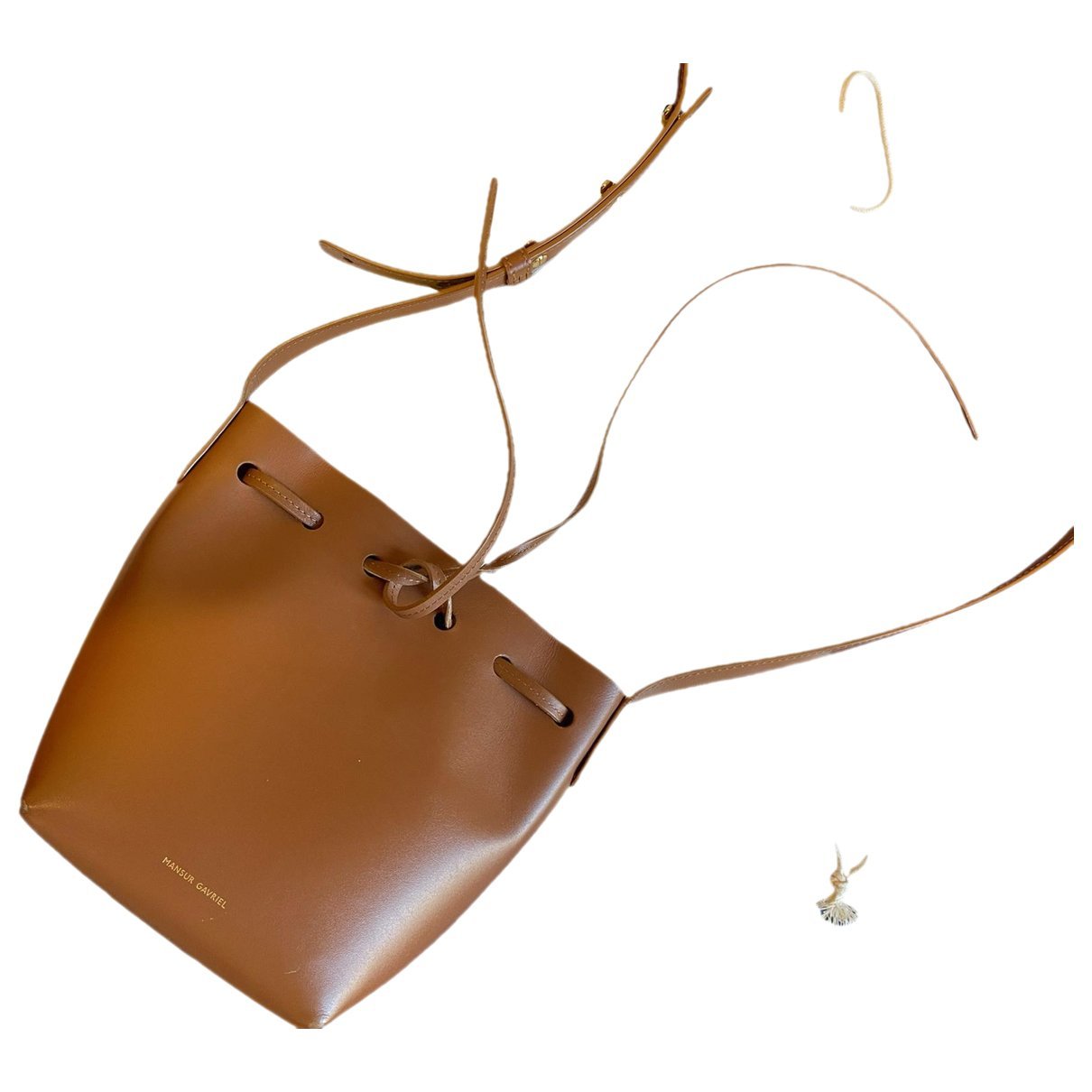 Mansur Gavriel Bucket leather handbag