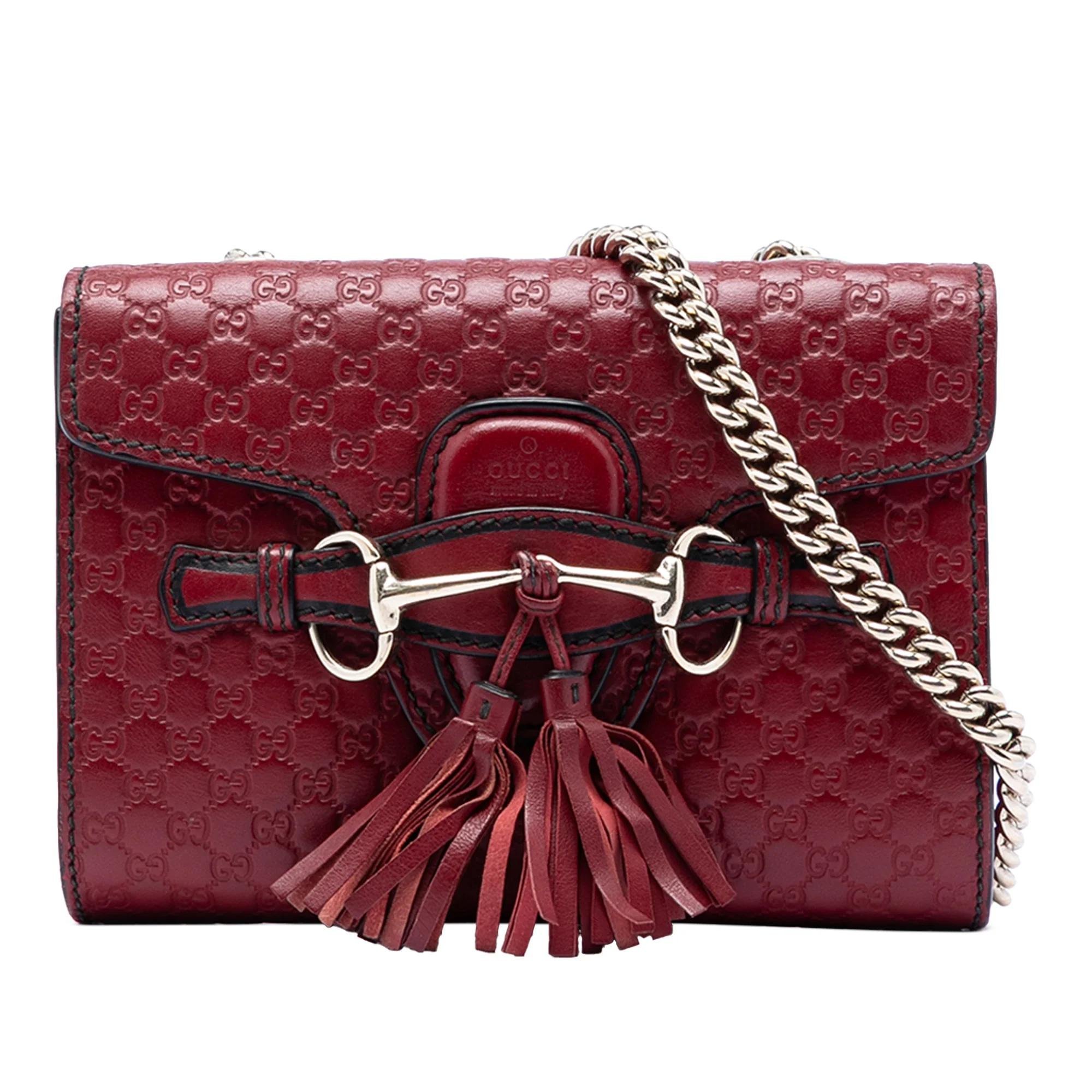 Emily leather crossbody bag