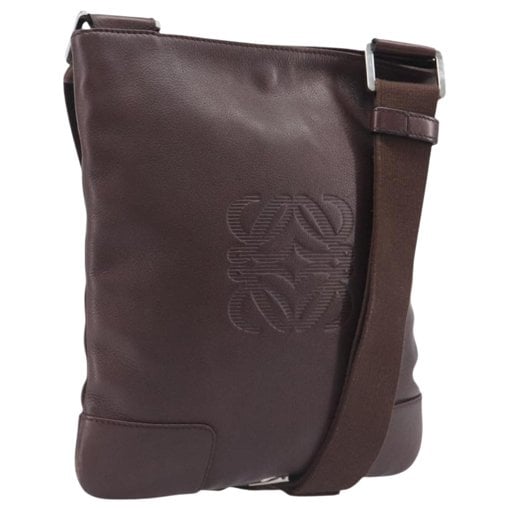 Anagram leather handbag